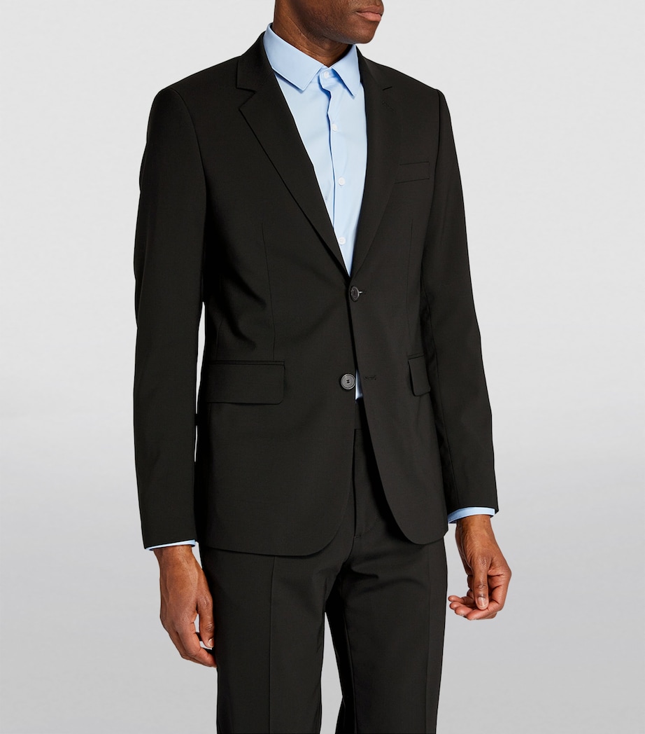 Sandro Paris Mens Virgin Wool Blazer Black Image 3