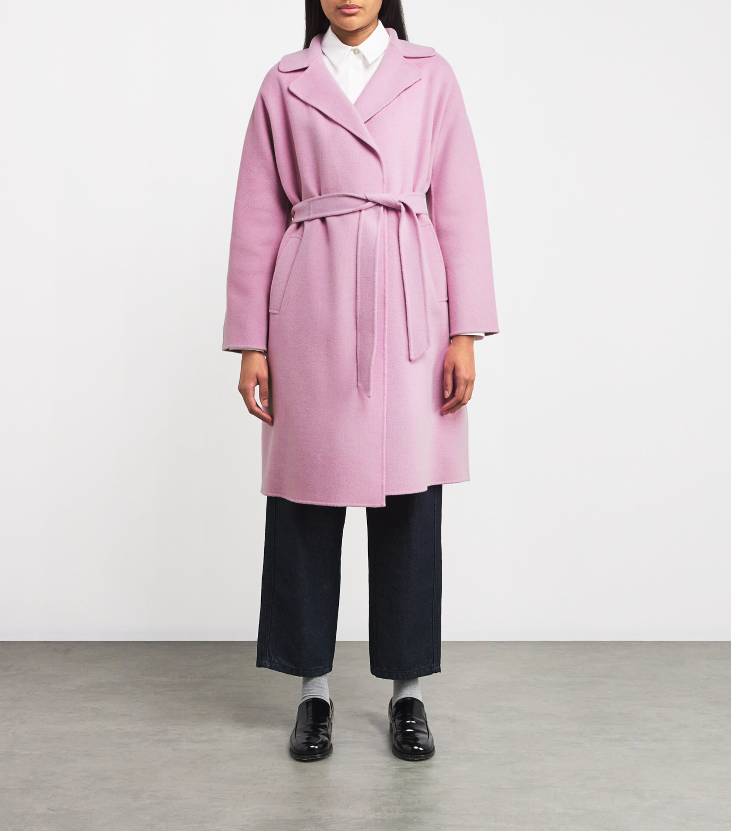 Weekend Max Mara Wool-Blend Double-Faced Wrap Coat | Harrods US