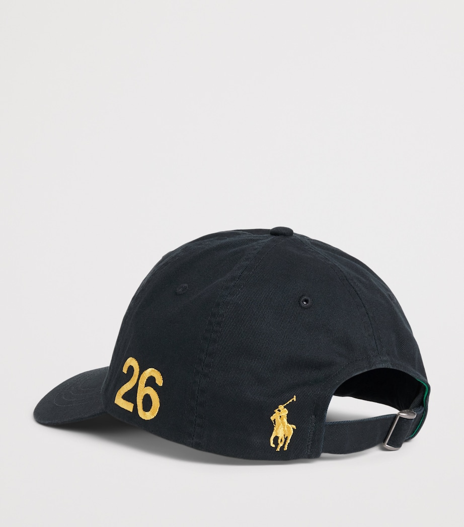 Polo Ralph Lauren Cotton Twill UAE Crest Baseball Cap Polo Black Image 3