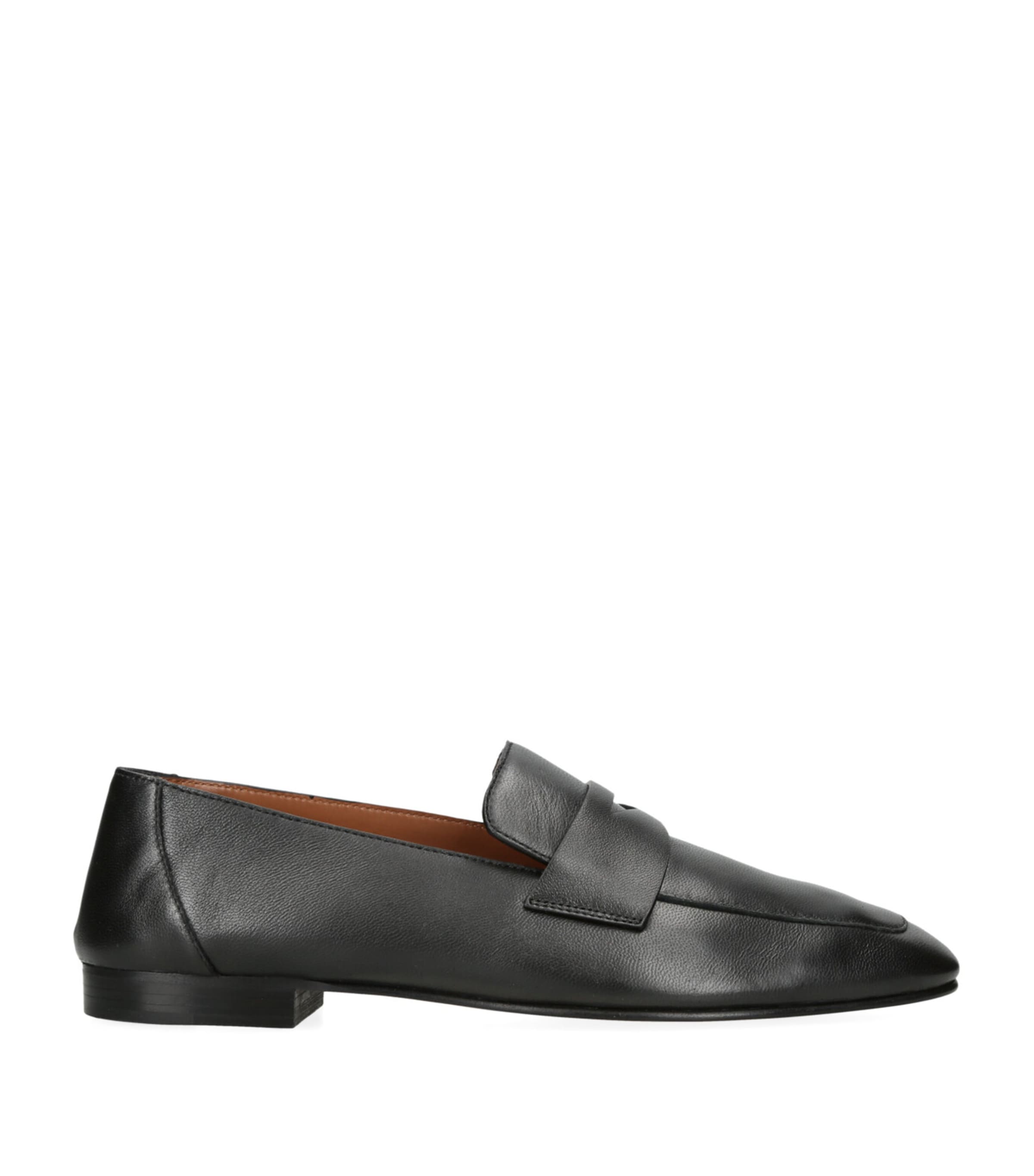 LE MONDE BERYL LEATHER LOAFERS