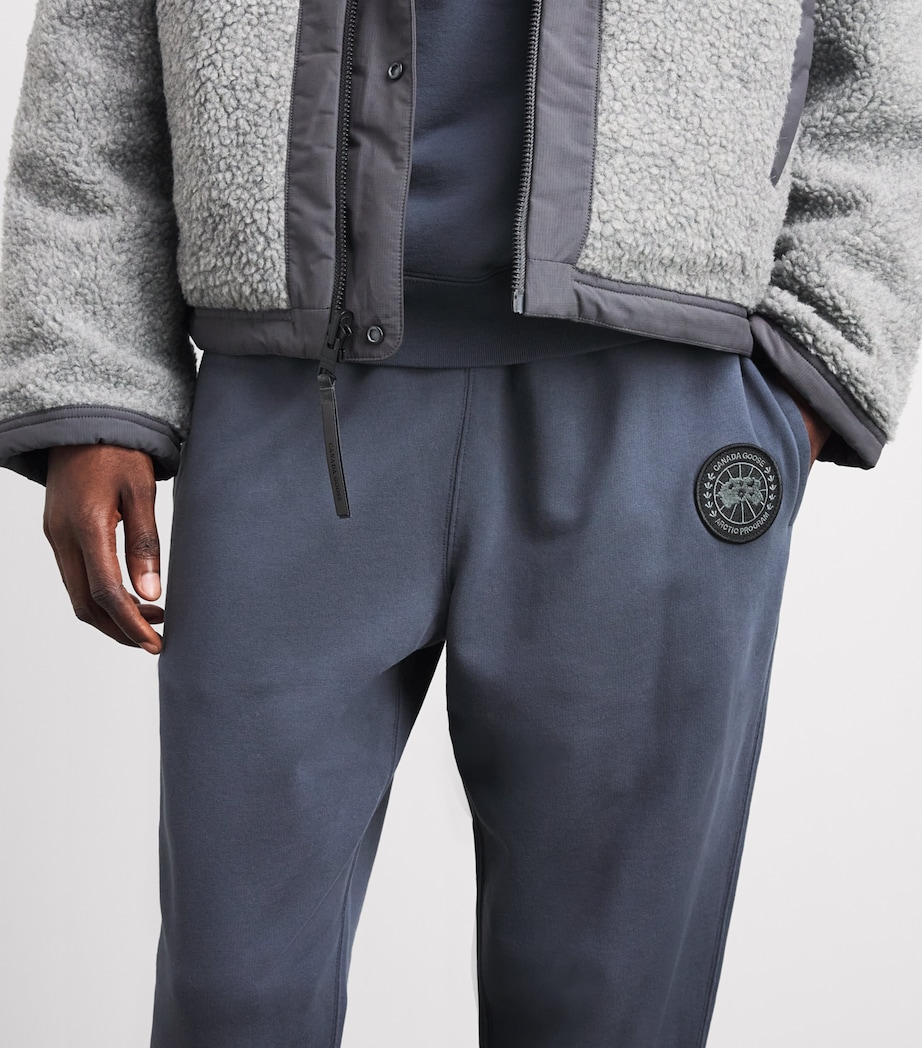 Canada Goose Mens Organic Cotton Loon Sweatpants Dusk Blue Image 3