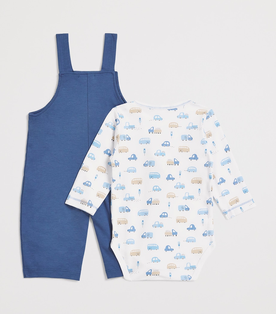 Pima Cotton Stop & Go Top and Overalls Set (0-24 Months) K999MULTI Image 2