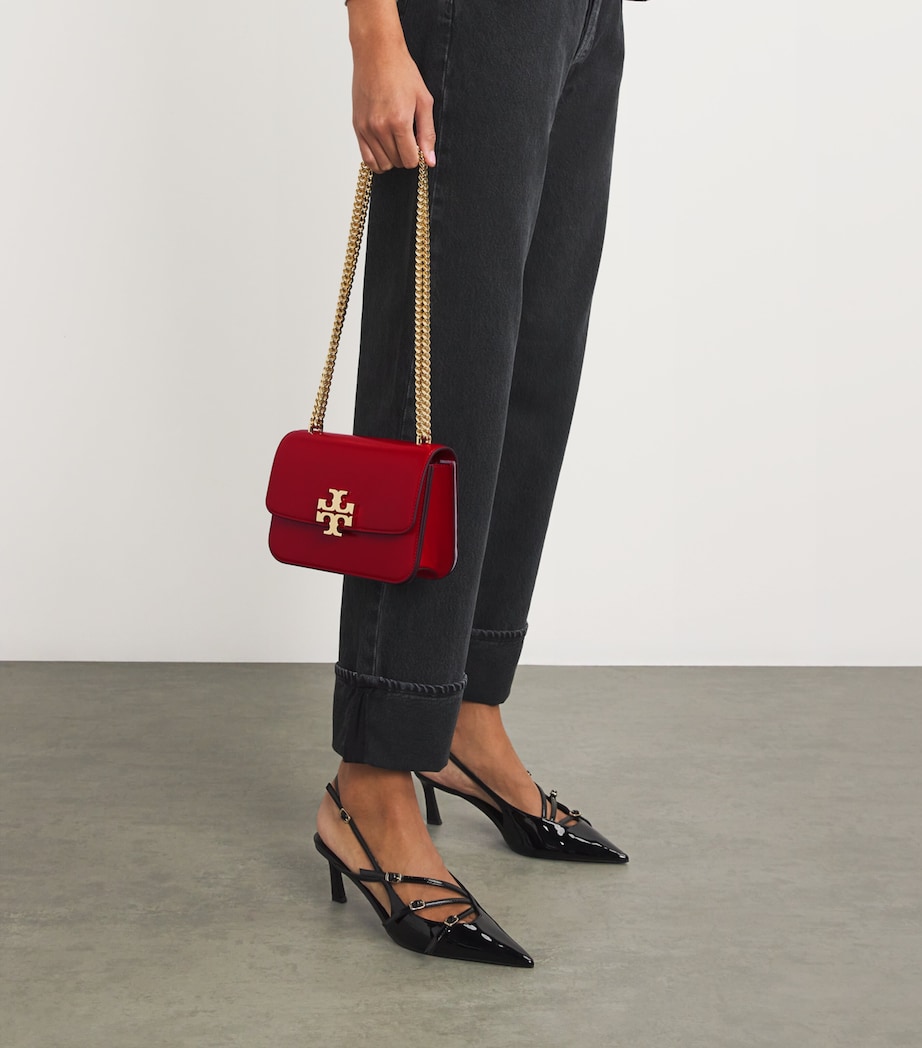 Small Leather Eleanor Shoulder Bag 600 RUBY Image 5