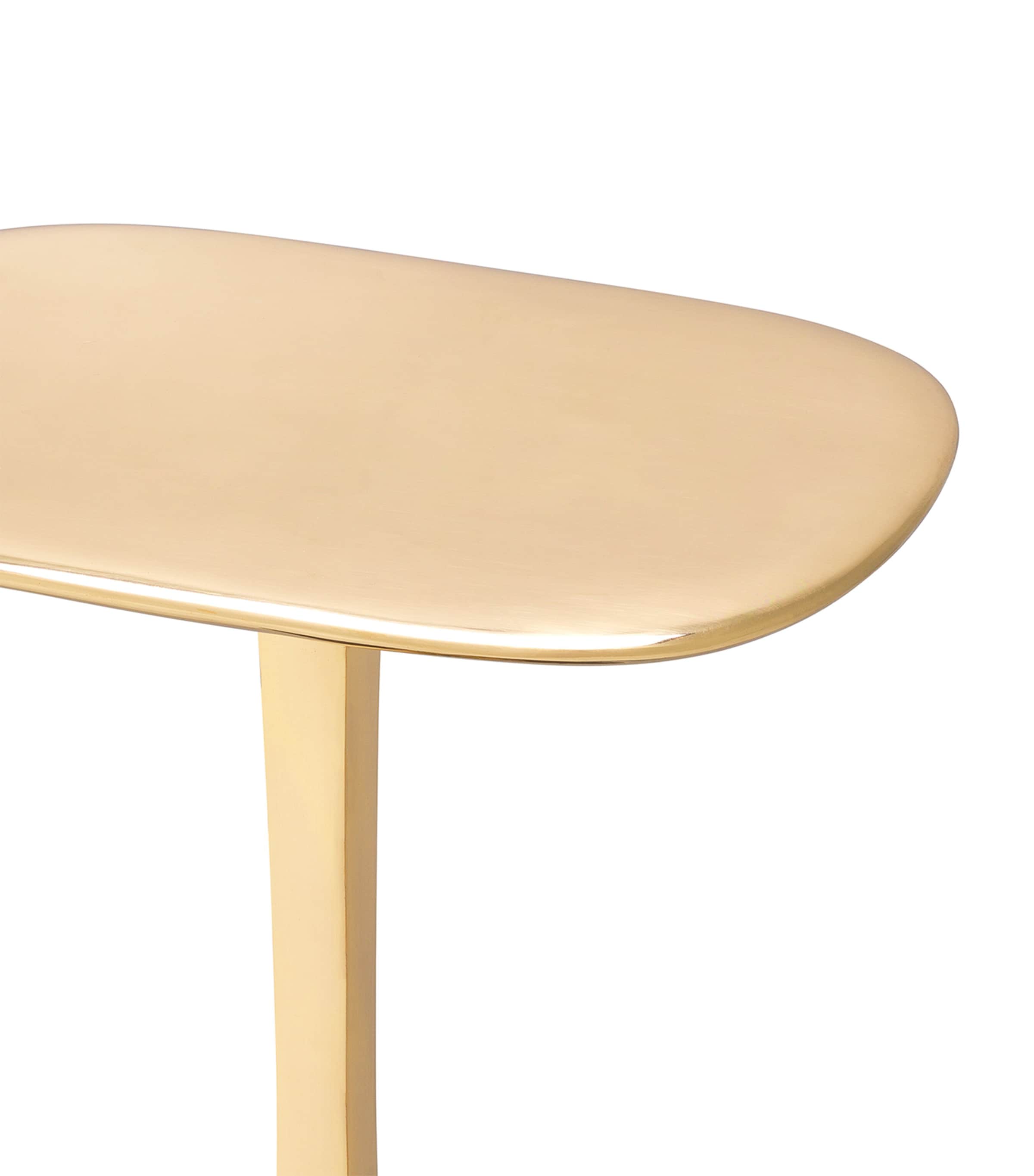 Small Kayan Side Table BRASS Image 2