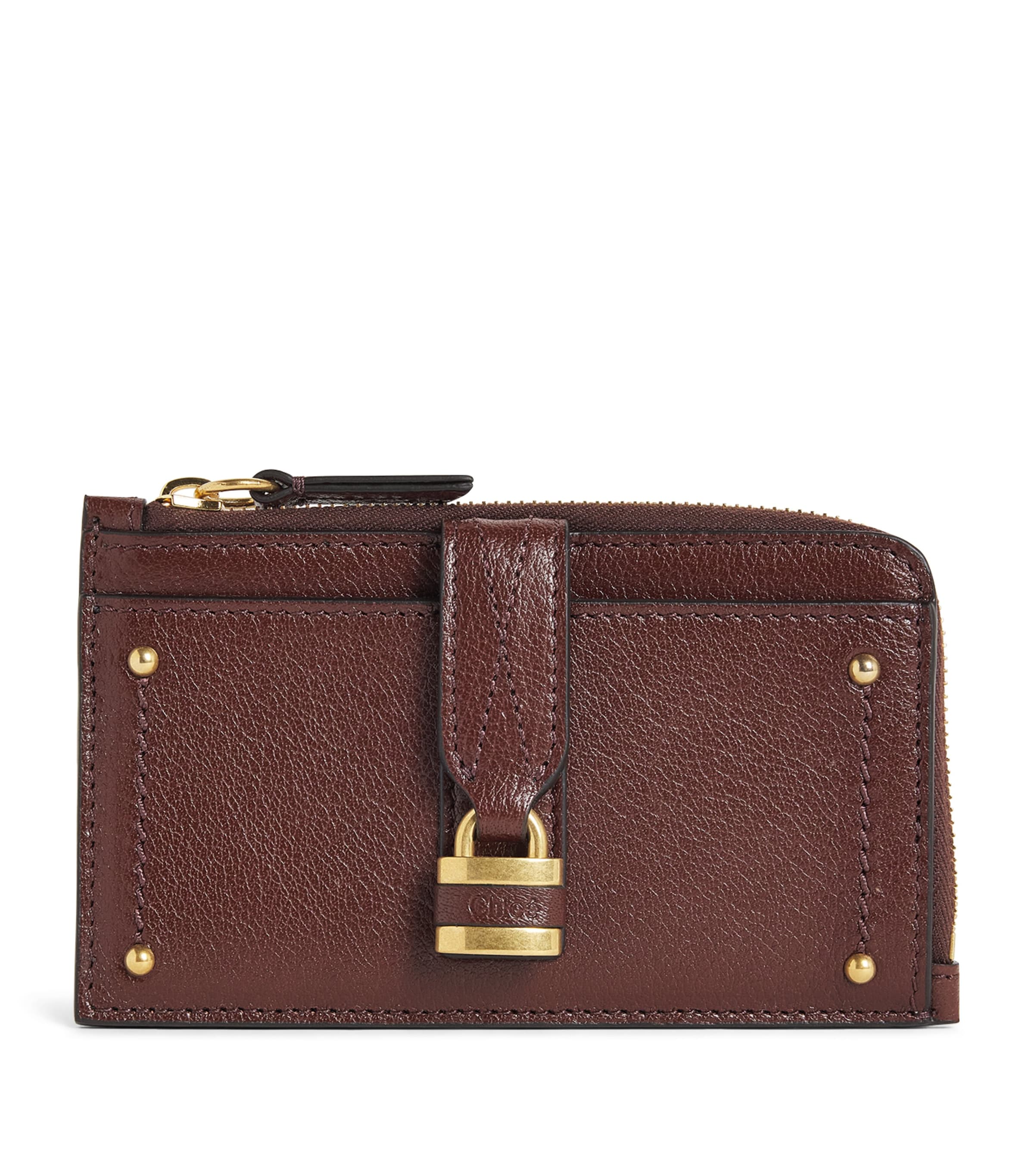 Chloé Small Grained Leather Paddington Purse Crafty Brown Image 1