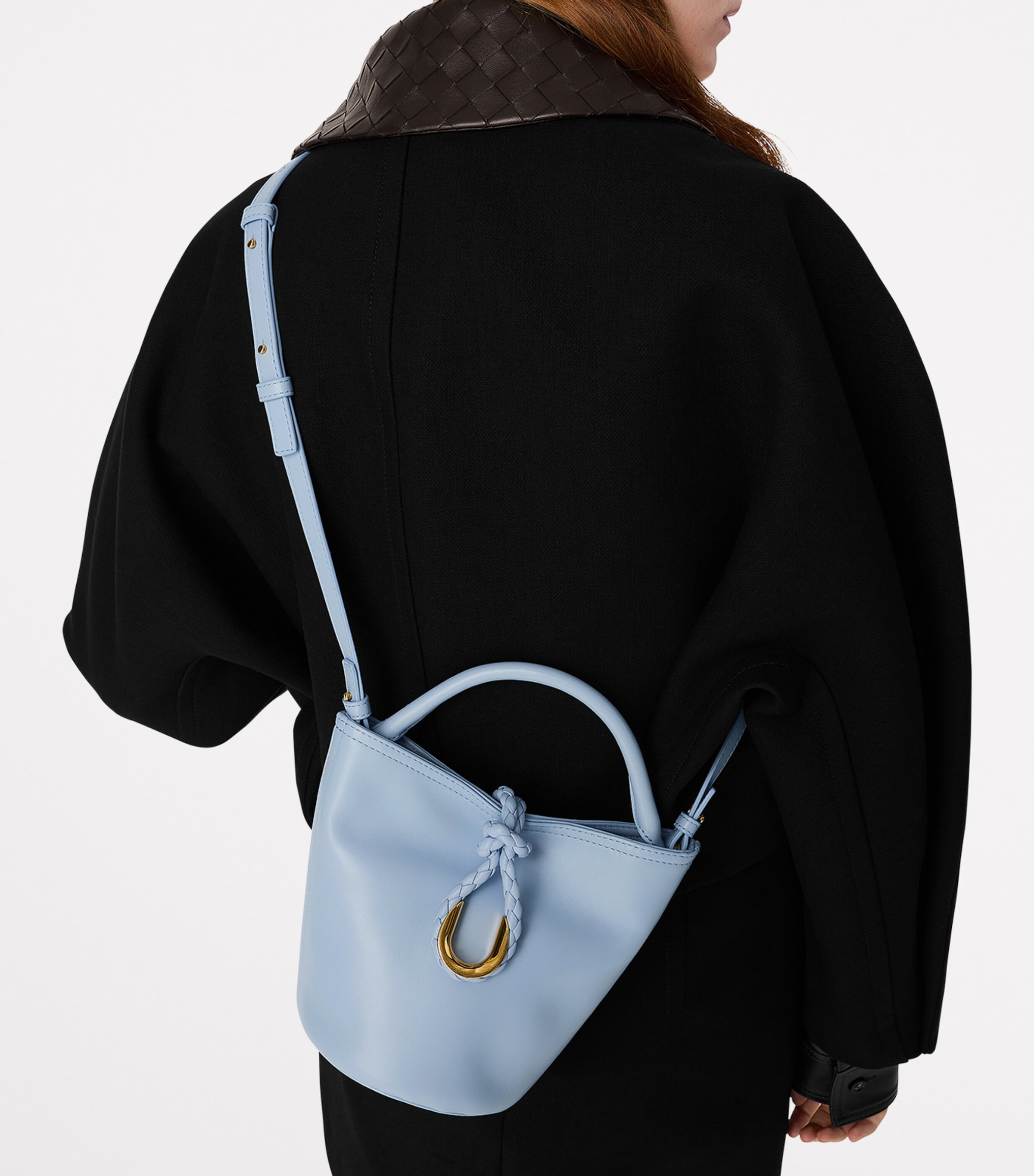 Bottega Veneta Silver Small Leather Liberta Bucket Bag | Harrods US Bottega Veneta Silver Small Leather Liberta Bucket Bag | Harrods US