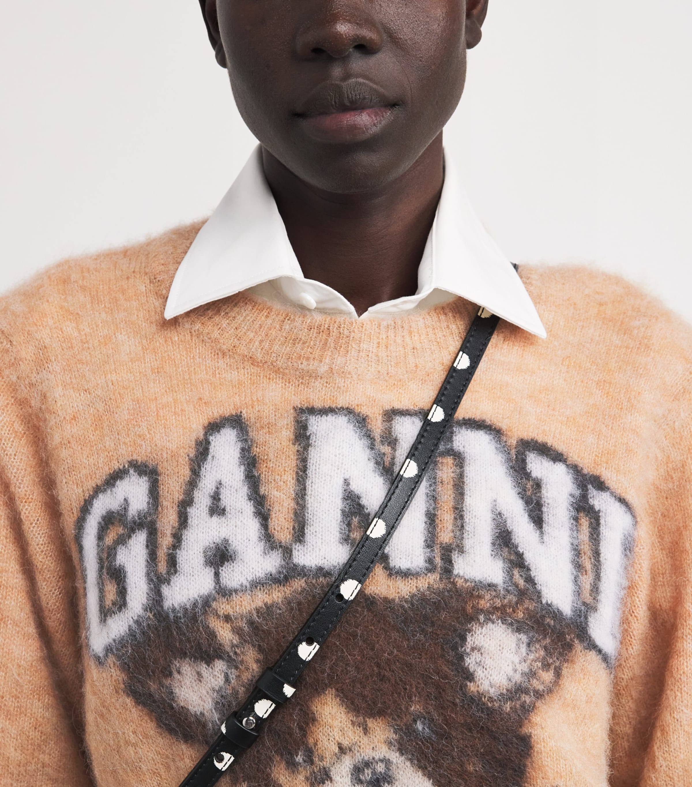 Brushed Alpaca Wool-Blend Jacquard Sweater 118 CAMEL Image 6