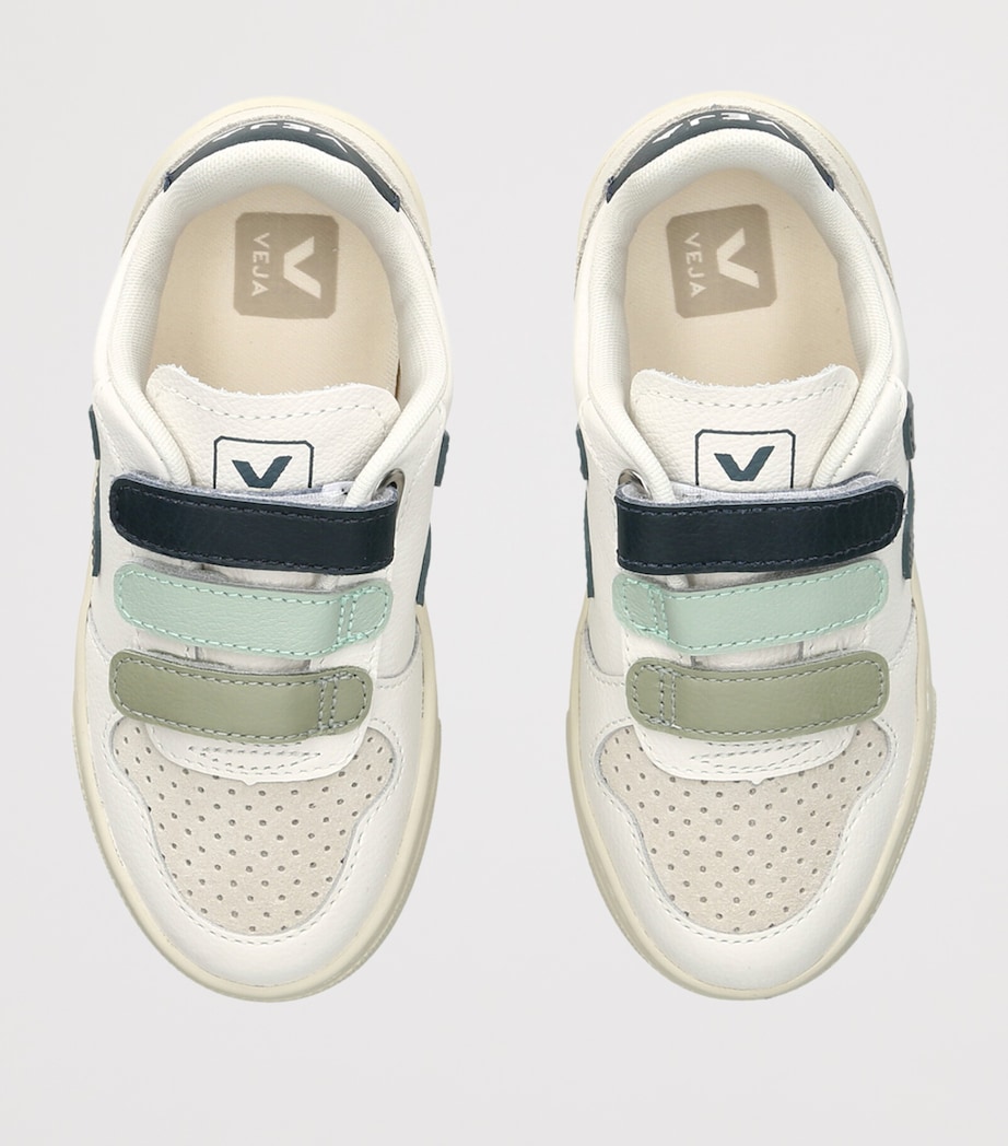 Veja Kids Leather V-90 Sneakers White/comb Image 3
