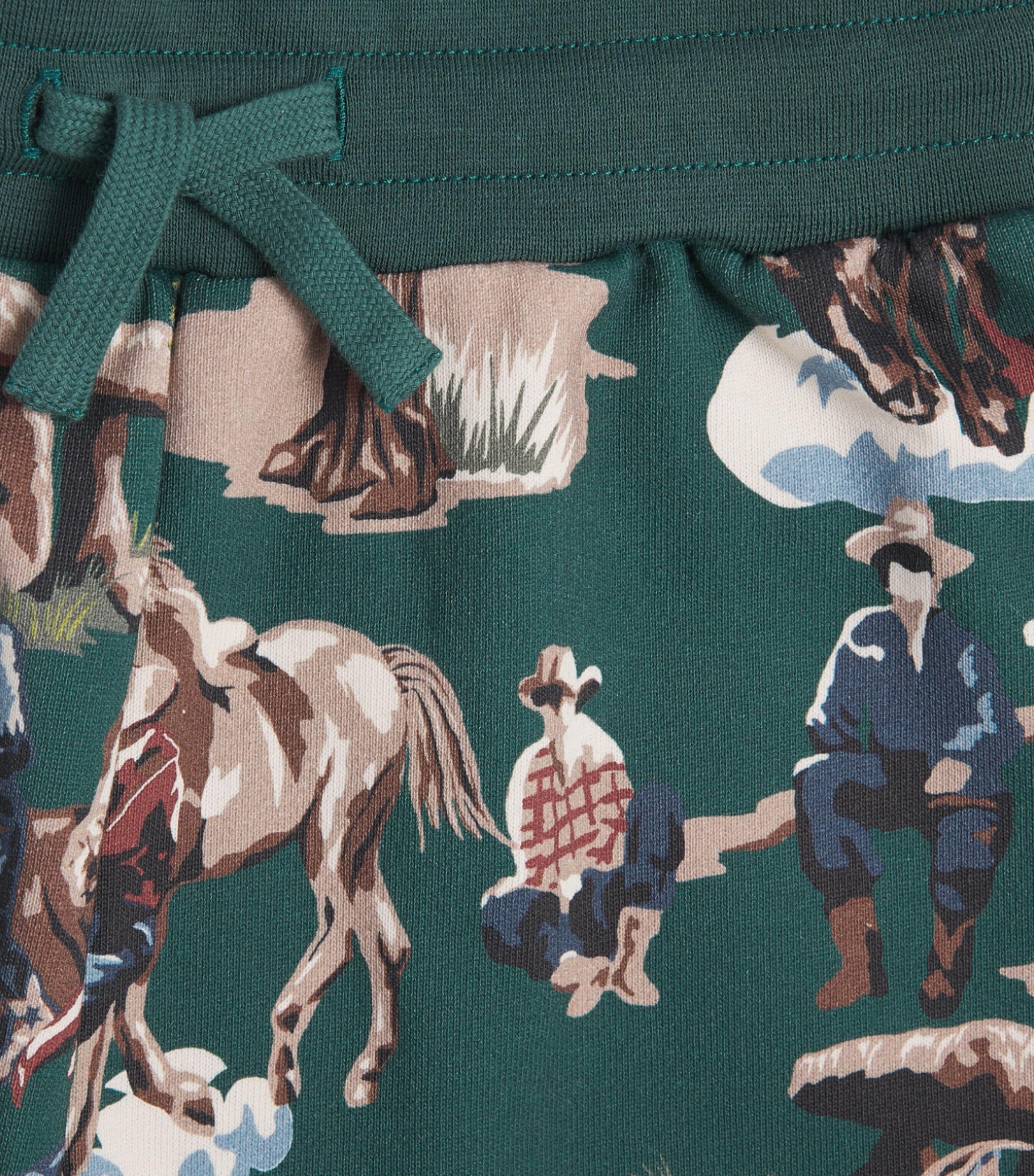 Stella McCartney Kids Organic Cotton Horse Print Sweatpants (3-14 Years) — photo 3