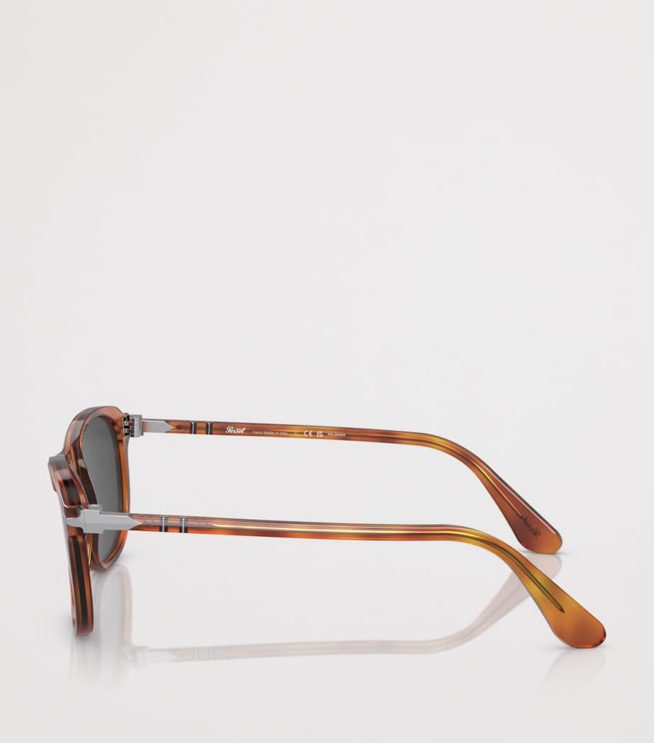 Persol Acetate Pillow Sunglasses Brown Image 3