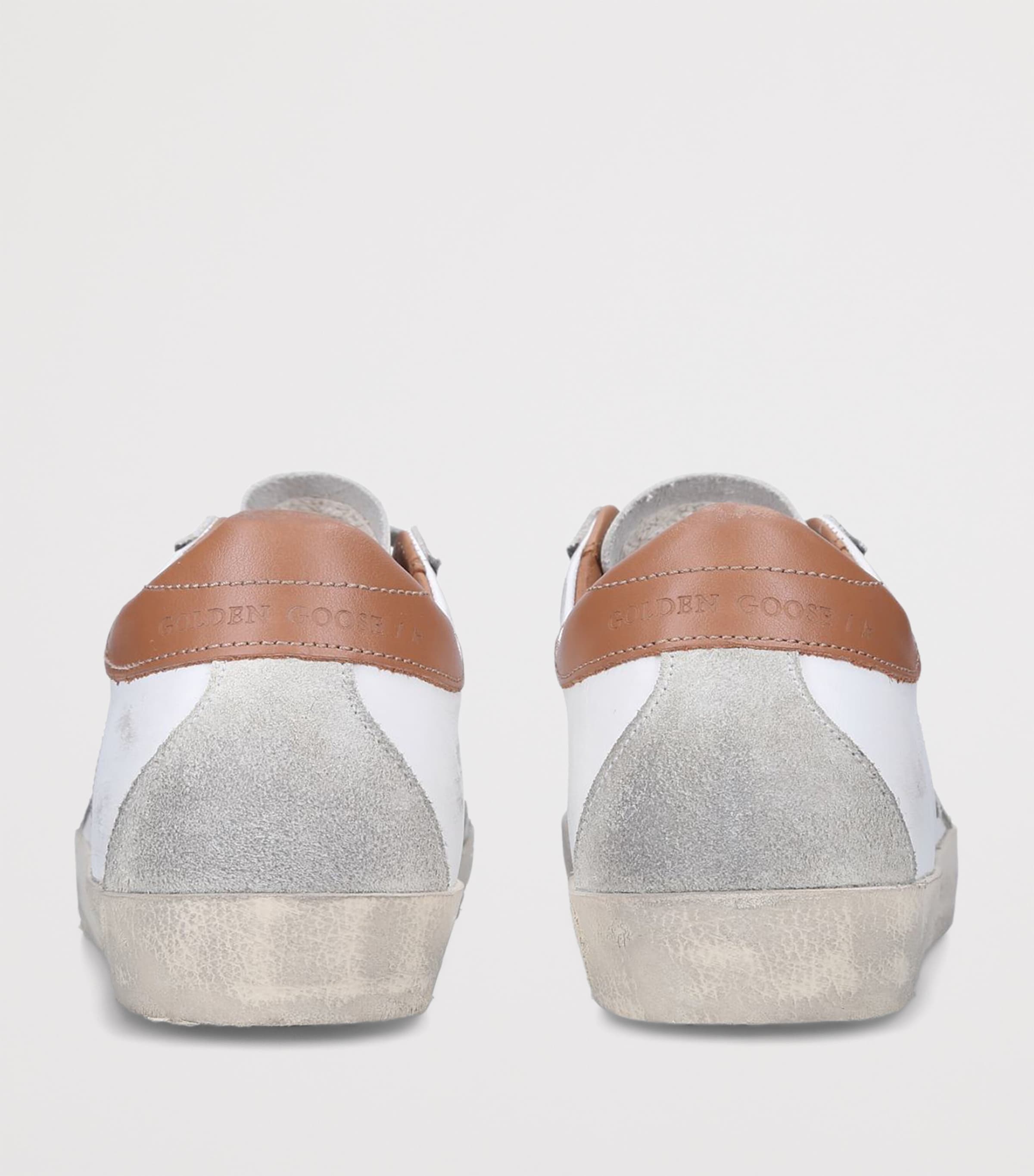 Golden Goose Leather-Suede Super-Star Sneakers White/comb Image 2