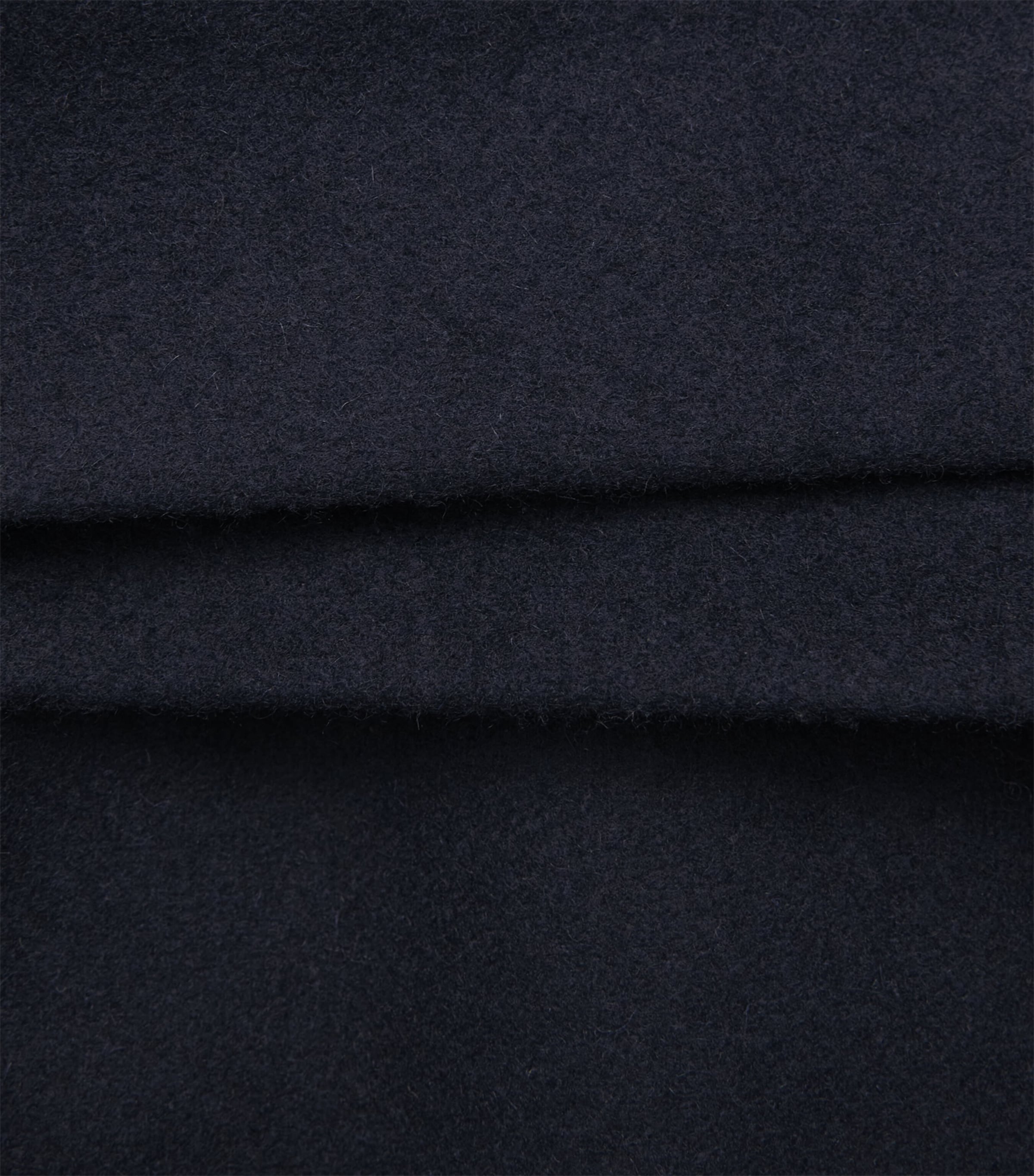 Laura Pitharas Navy Wool Grandad Wrap Coat | Harrods SG