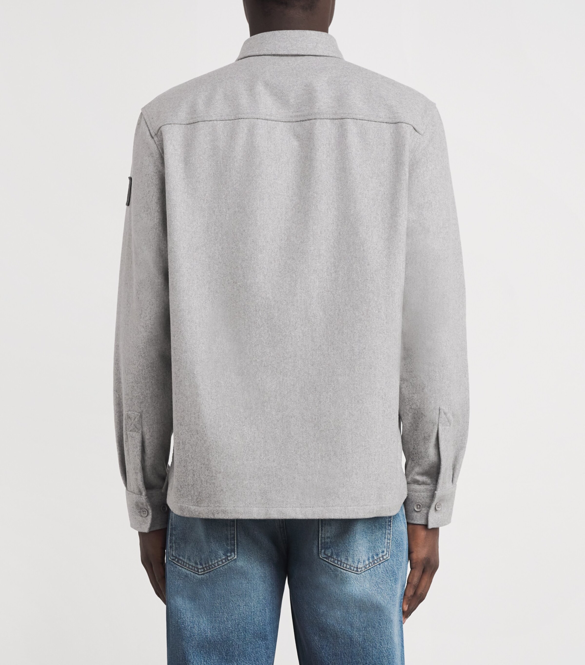 Wool-Blend Pointer Shirt MLLGRLIGHT GREY Image 4