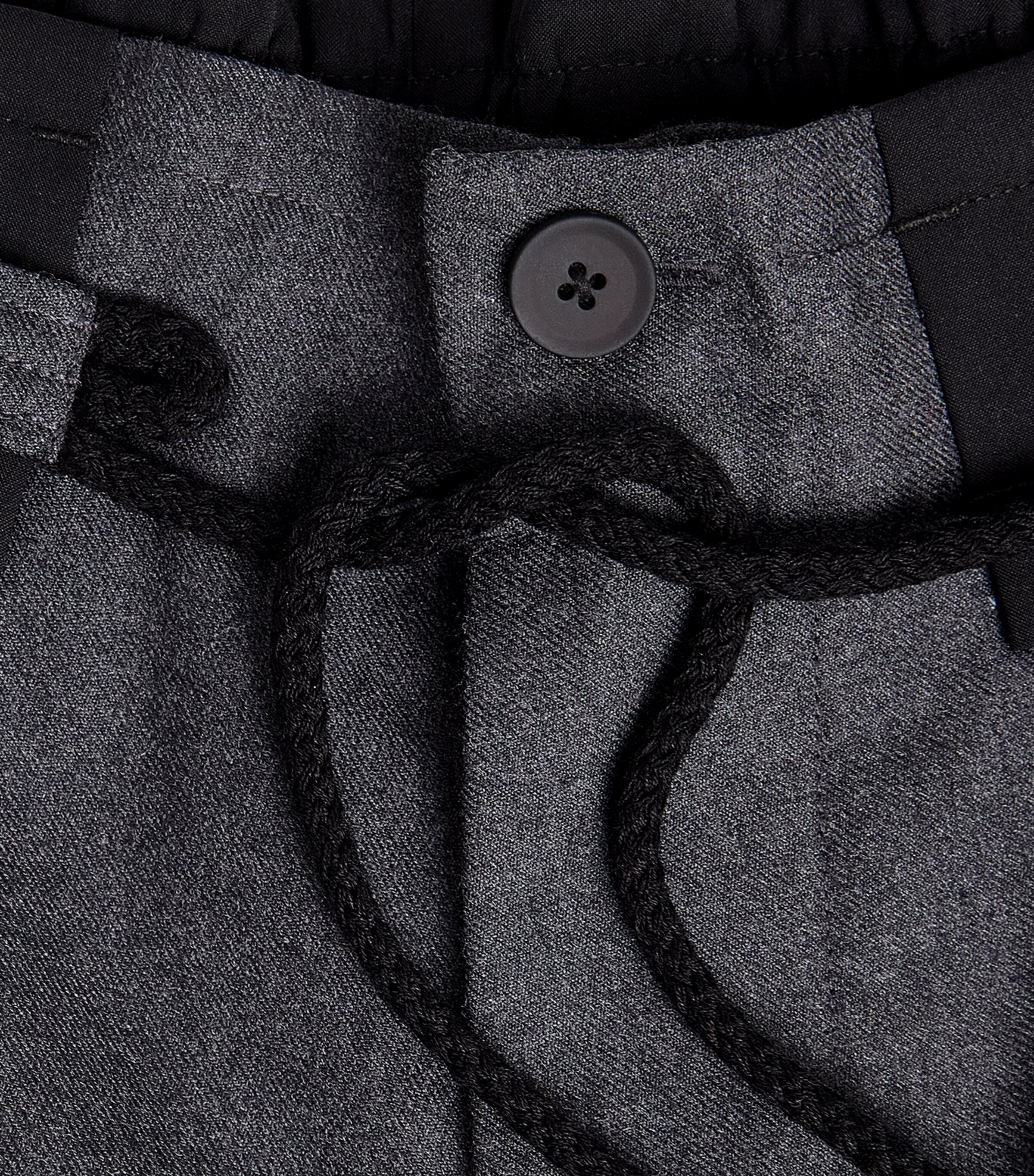 Craig Green Mens Wool Lace Wide-Leg Trousers Grey Image 6