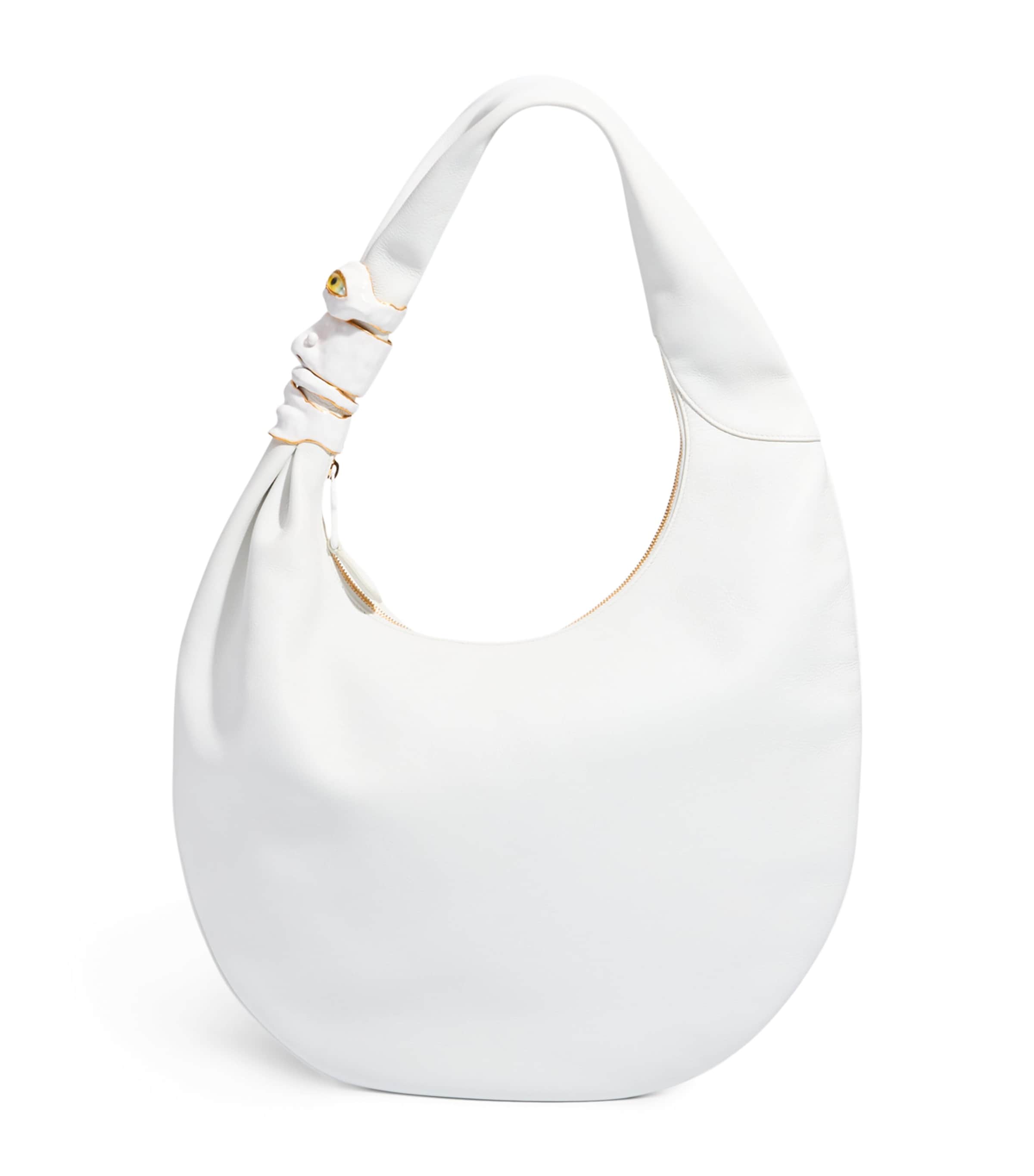 Schiaparelli Calfskin Soufflé Shoulder Bag White Image 1