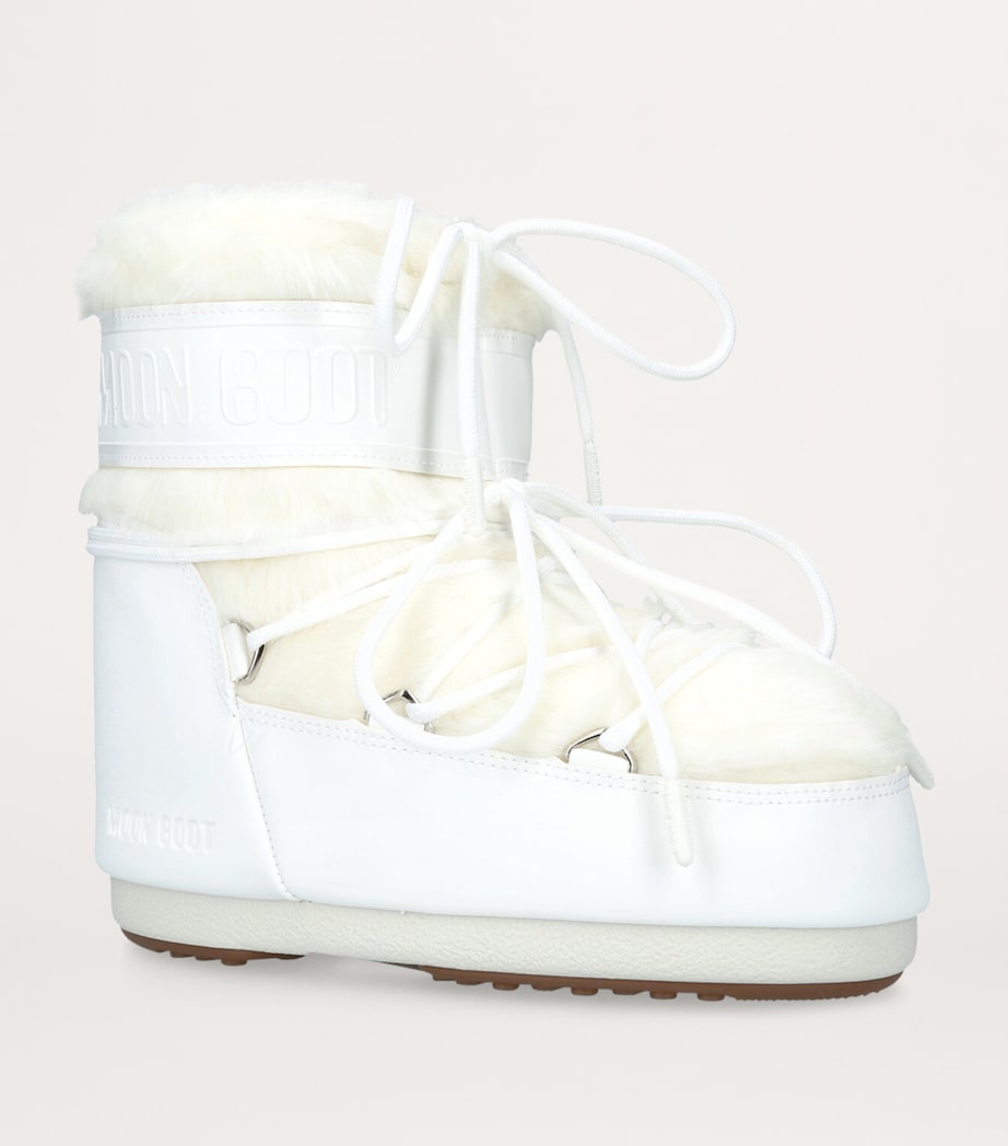 Moon Boot Womens Icon Low Ankle Boots White Image 3