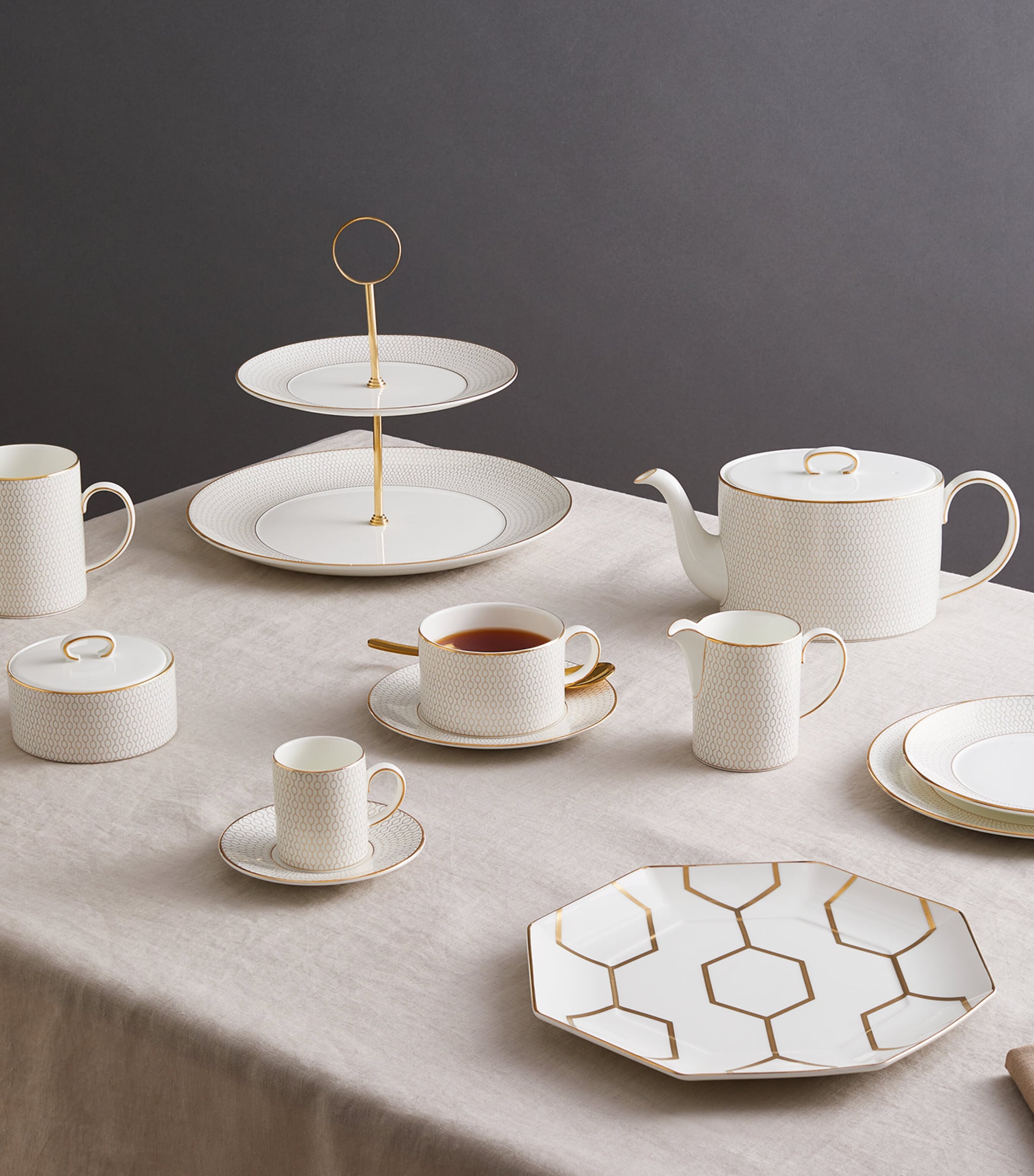 Gold-Trim Gio Soup Bowl (20cm) MULTI Image 5