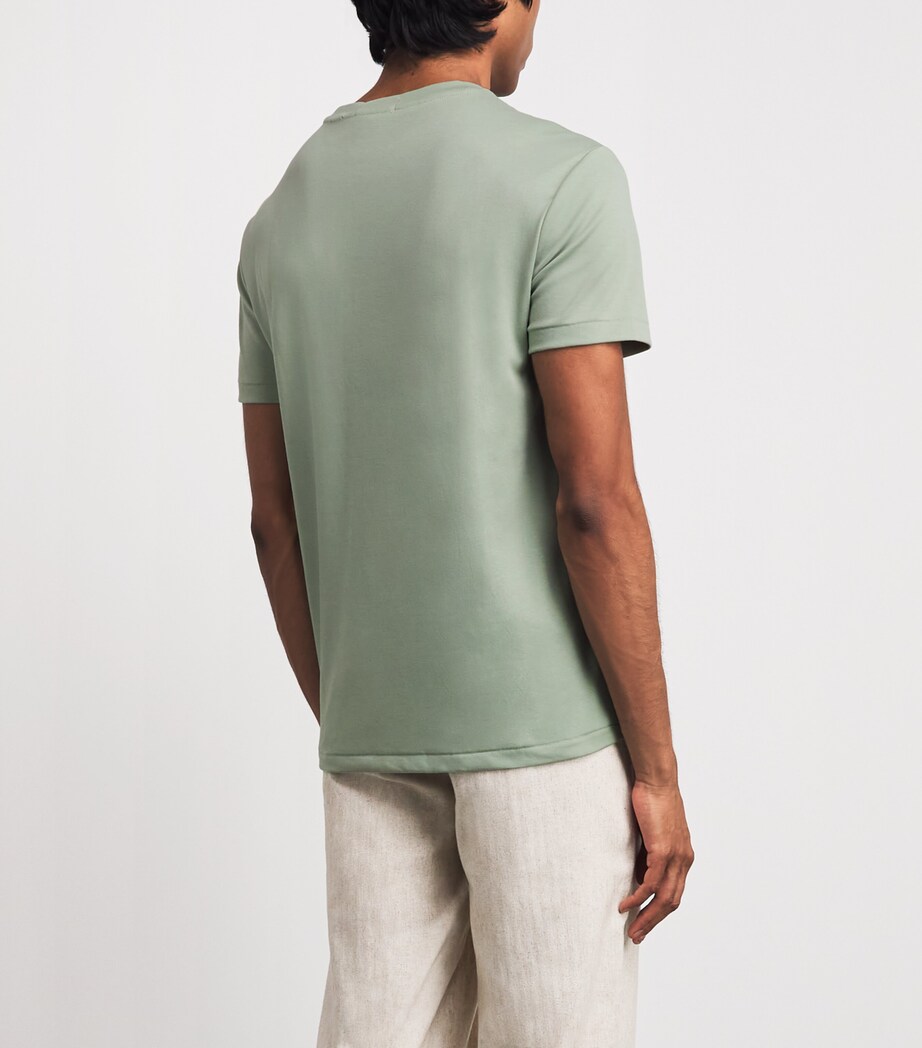 Polo Ralph Lauren Mens Pima Cotton Polo Pony T-Shirt Light Green Image 5