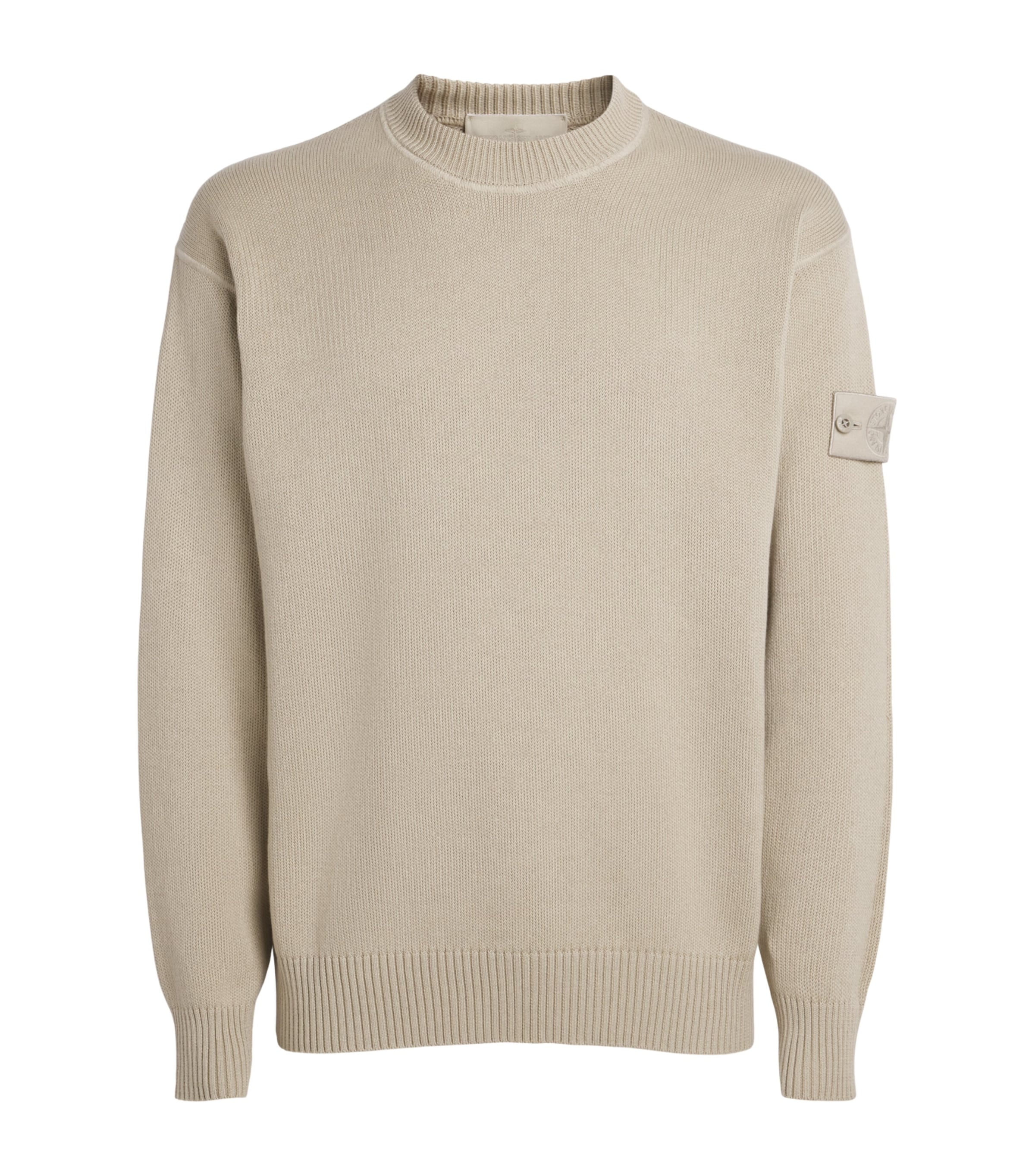Stone Island Mens Cotton-Cashmere Ghost Sweater Image 1
