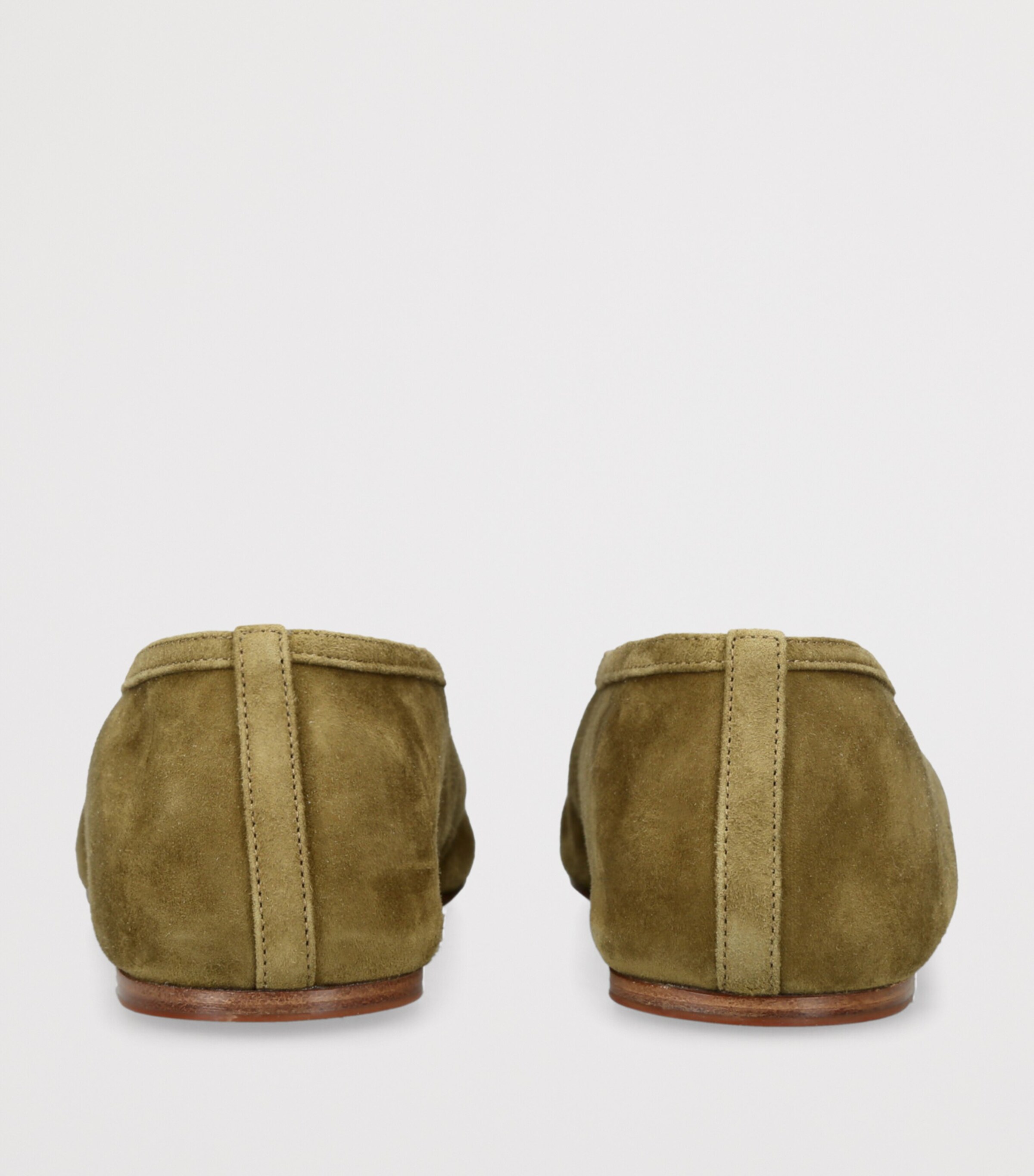 Suede Luna Ballet Flats KHAKI Image 2