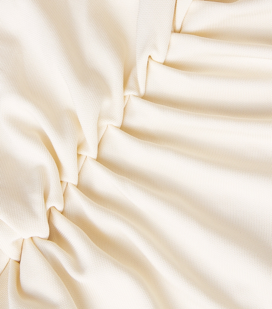 Simkhai Womens Cape Gathered Gown Yolk Image 6