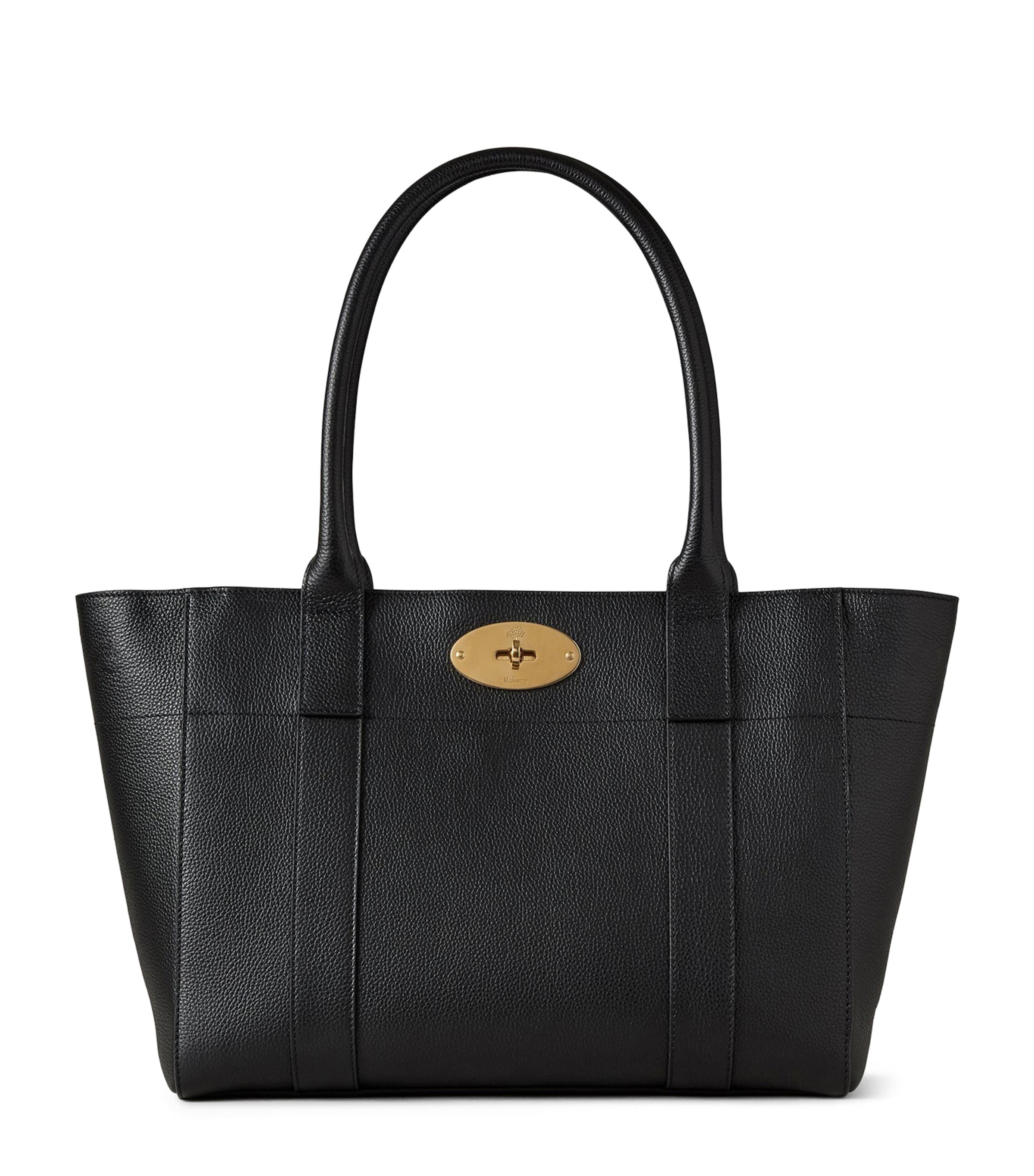 Mulberry Leather Bayswater 9 To 5 Tote Bag In Black