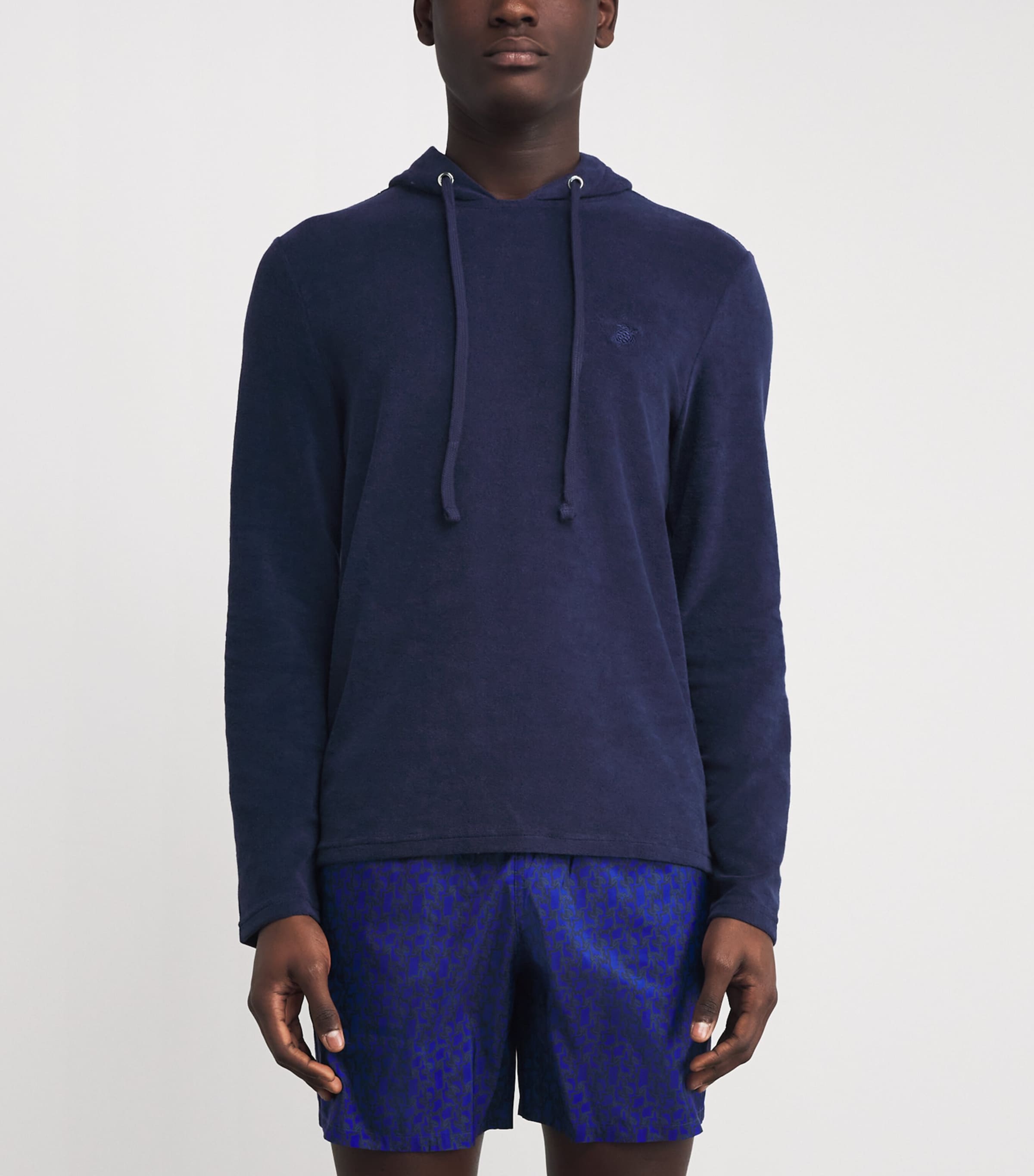 Terry Therapy Hoodie 390-BLEU MARINE Image 3