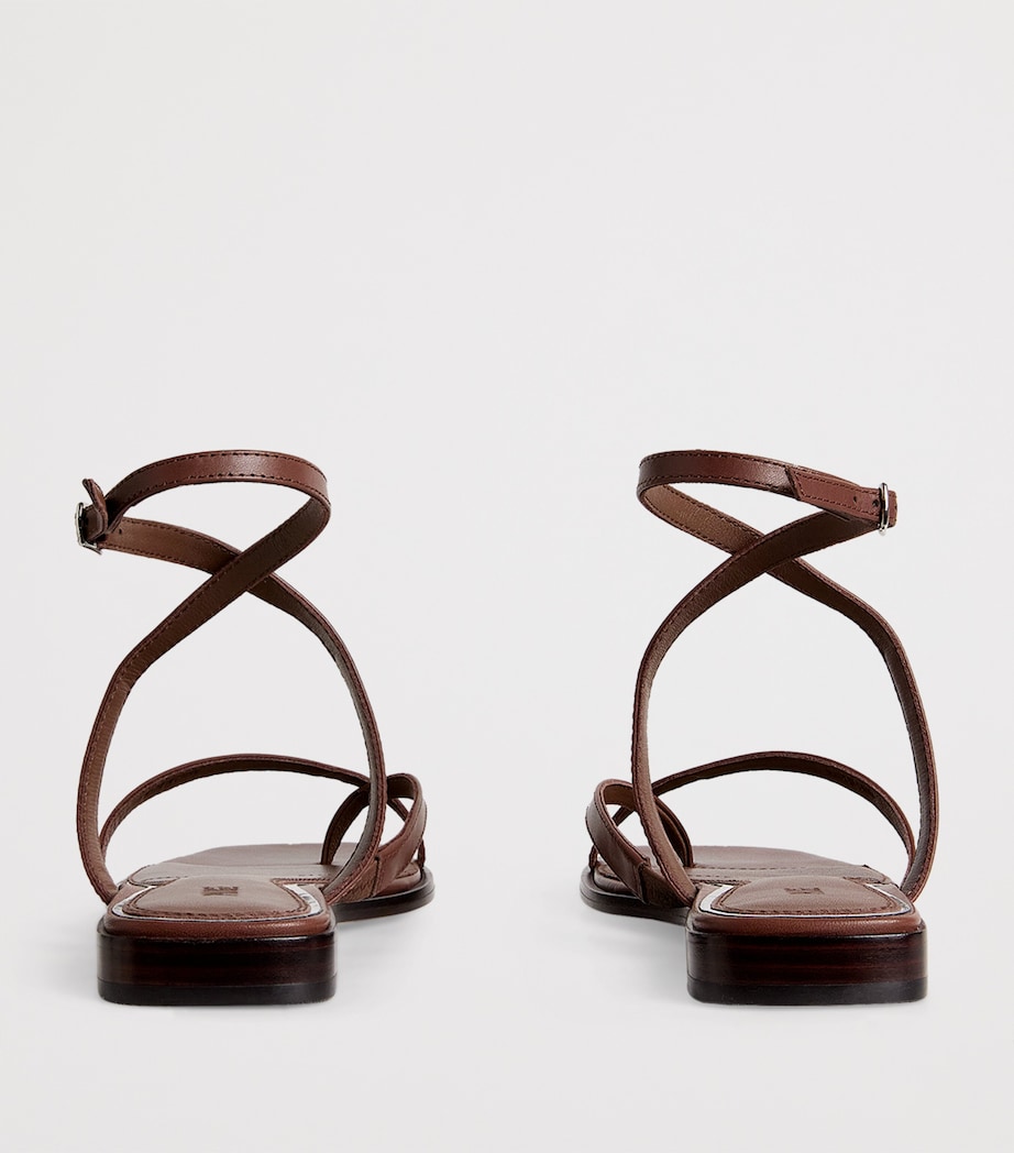 Leather Reese Sandals MAHOGANY Image 4