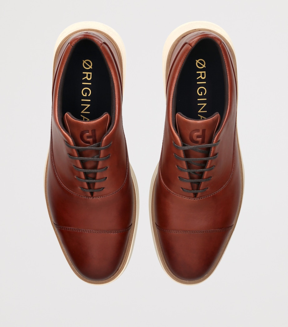 Cole Haan Leather Øriginalgrand Cityspectre Oxford Shoes Tan Image 3