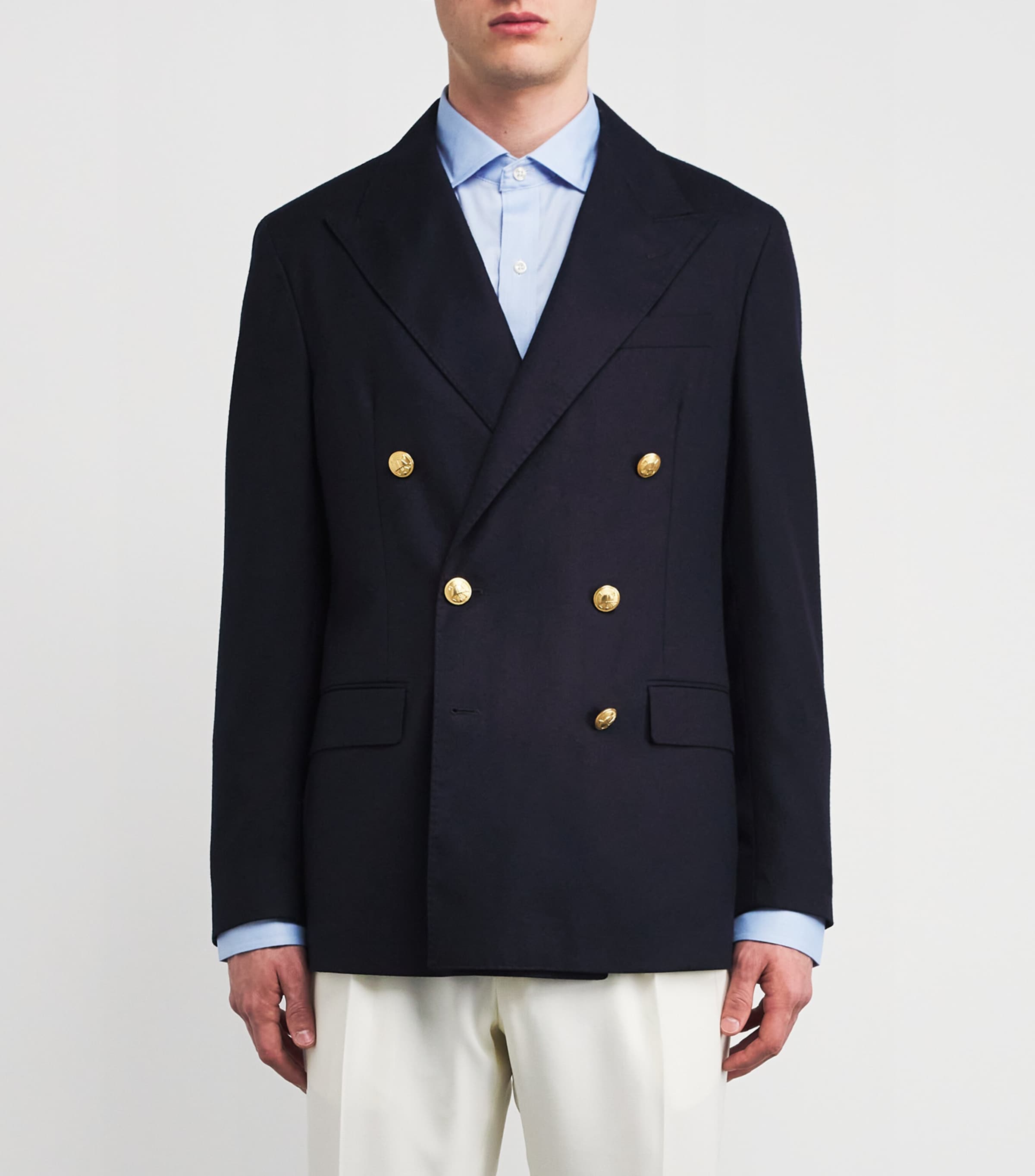 Polo Ralph Lauren Wool Double-Breasted Blazer | Harrods US