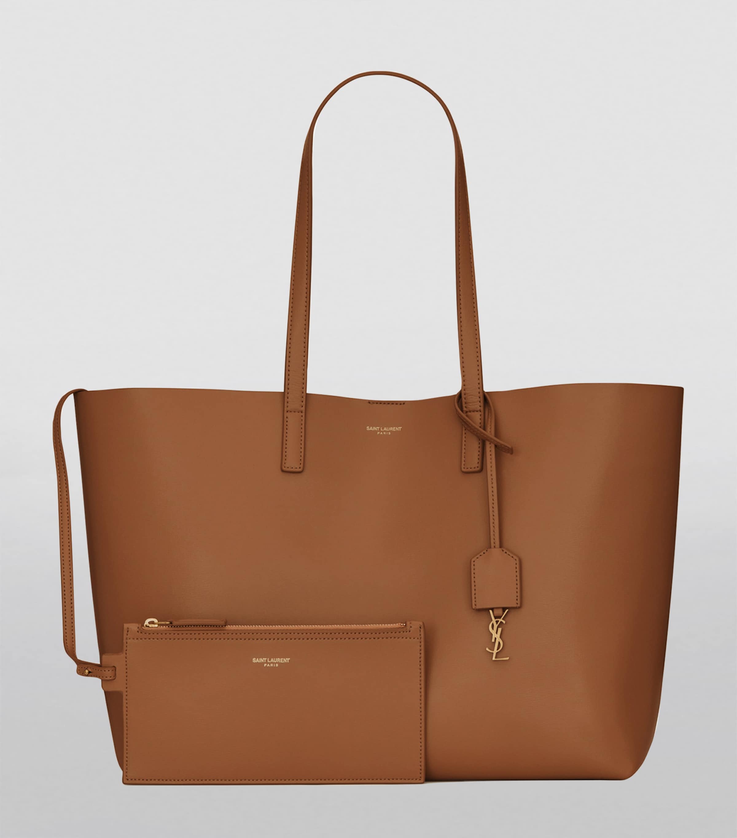 Leather East/West Shopper Bag 6309 Image 2