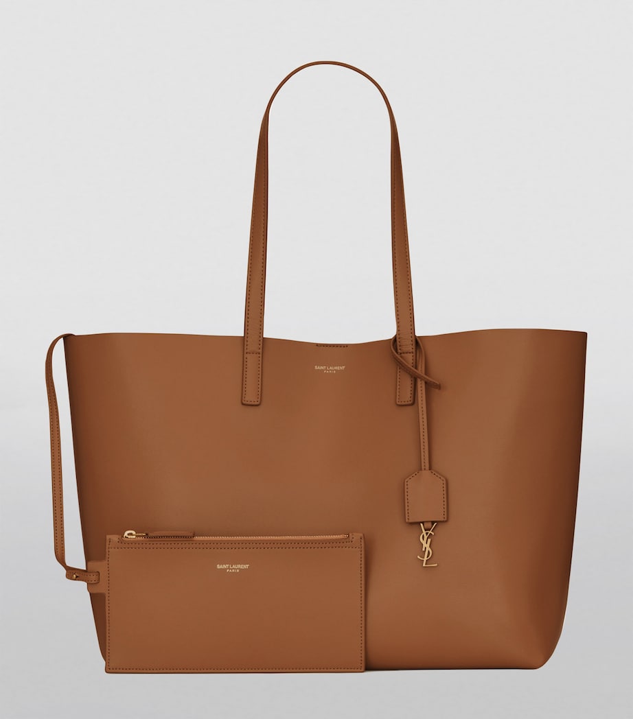 Leather East/West Shopper Bag 6309 Image 2