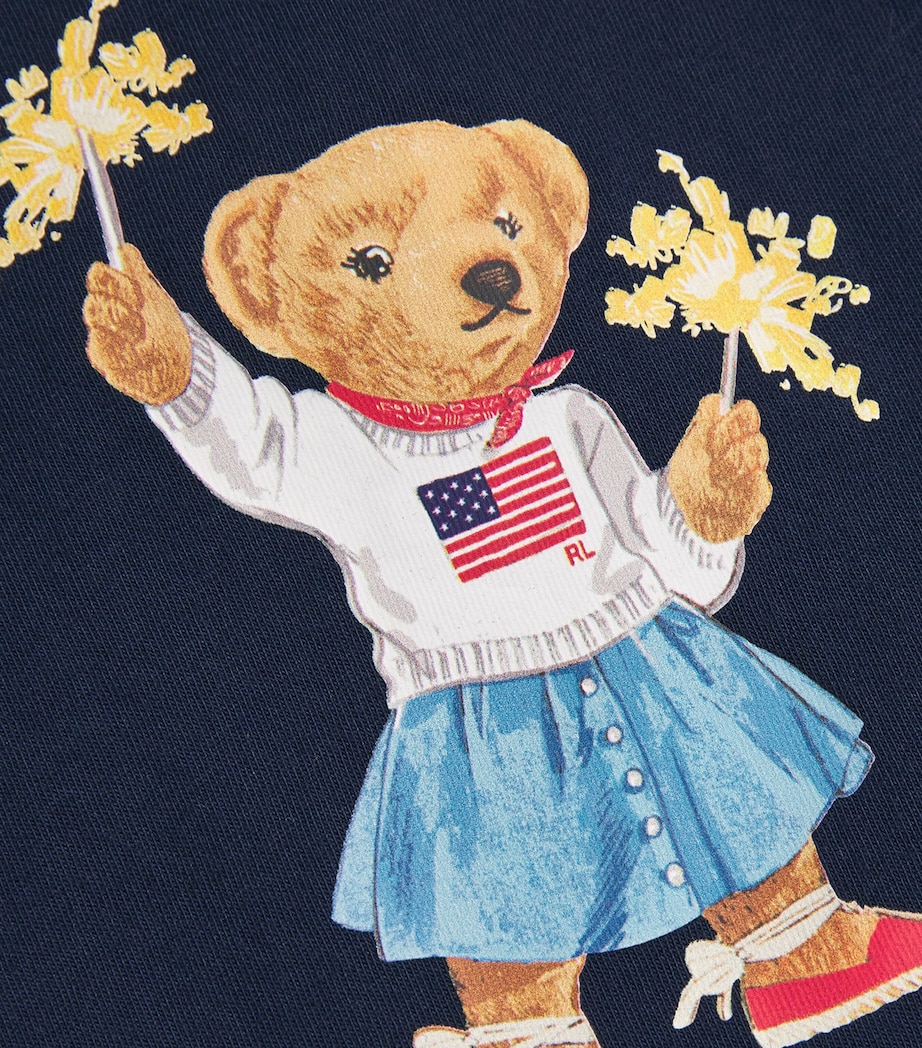 Cotton Polo Bear Dress and Bloomers Set (3-24 Months) NEWPORT NAVY Image 4