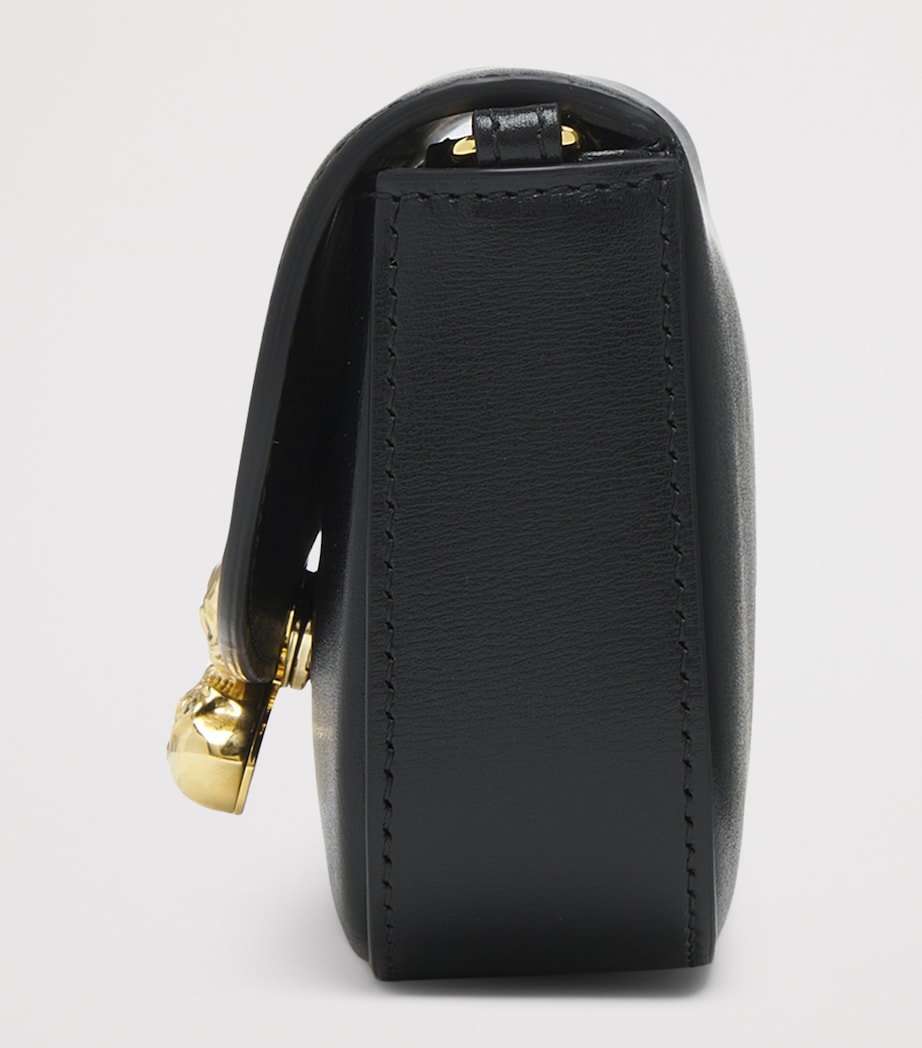 Small Leather Skull Flower Cross-Body Bag 1000 Image 3