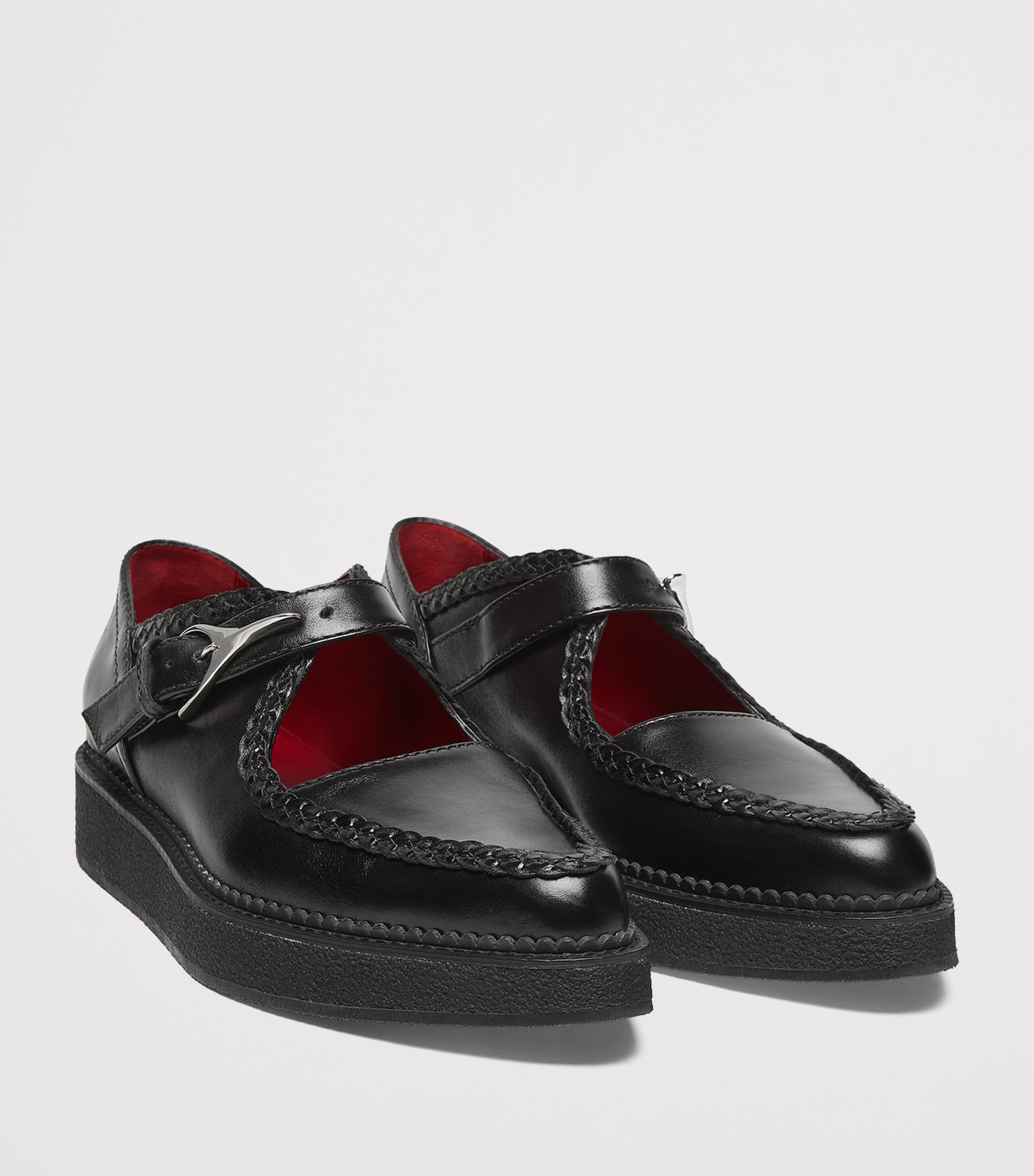McQueen Calfskin Wishbone Creepers Image 3