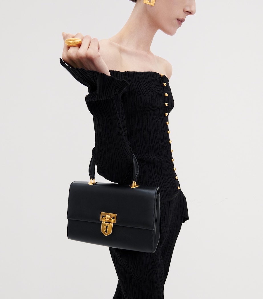 Schiaparelli Womens Off-The-Shoulder Top Black Image 3