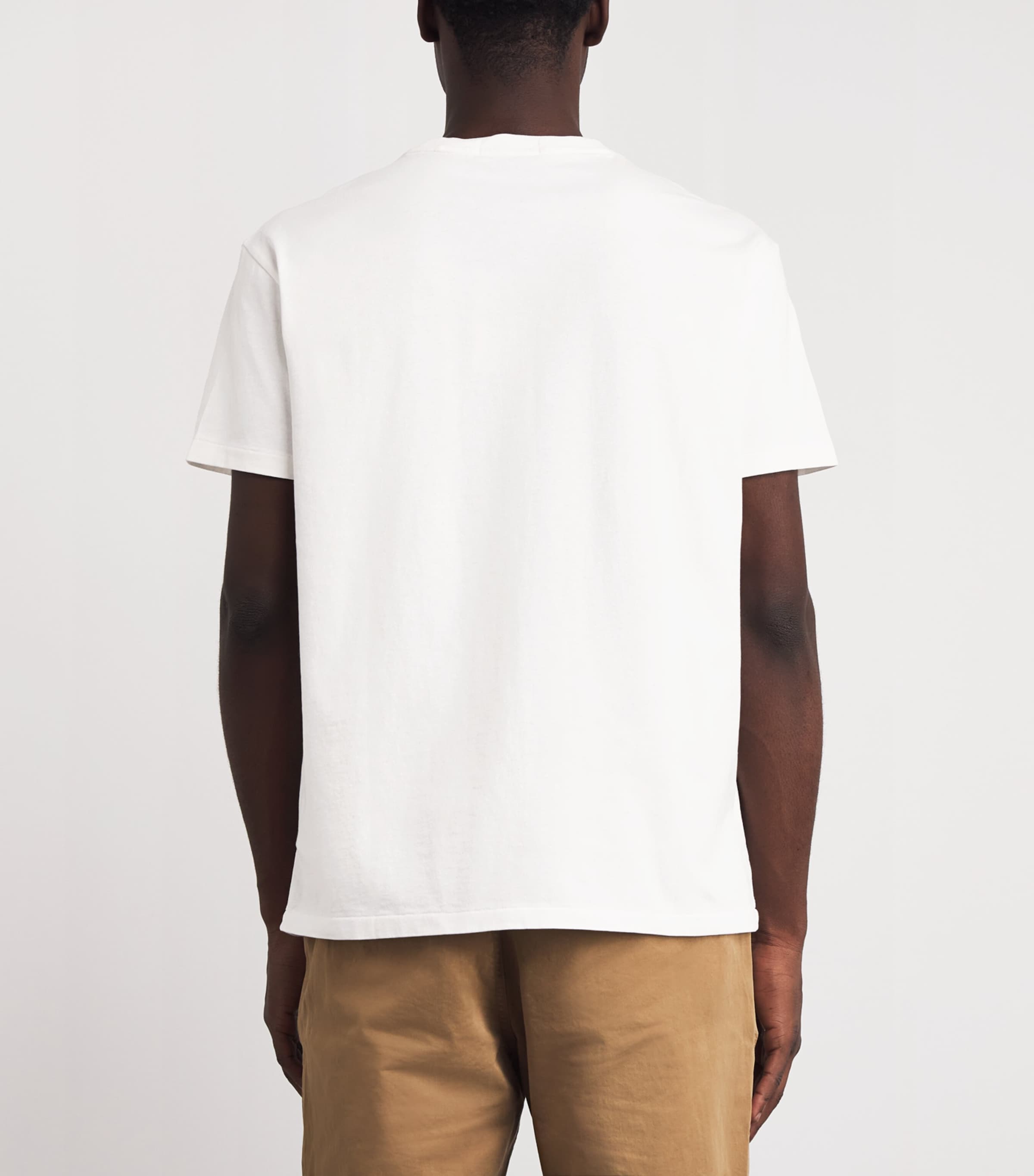Cotton Pocket T-Shirt WHITE Image 4