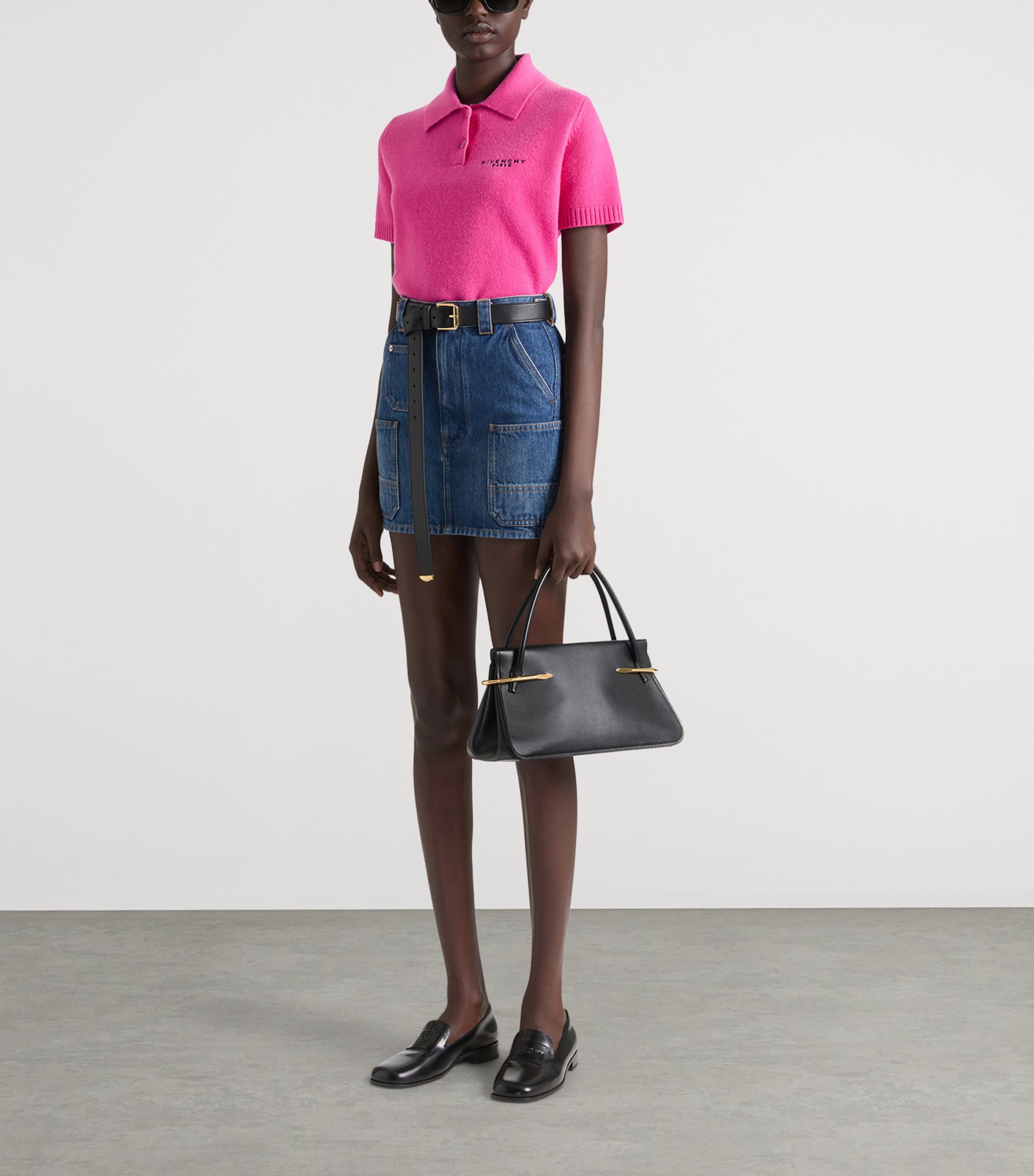 Mini Denim Cargo Skirt MEDIUM BLUE Image 2