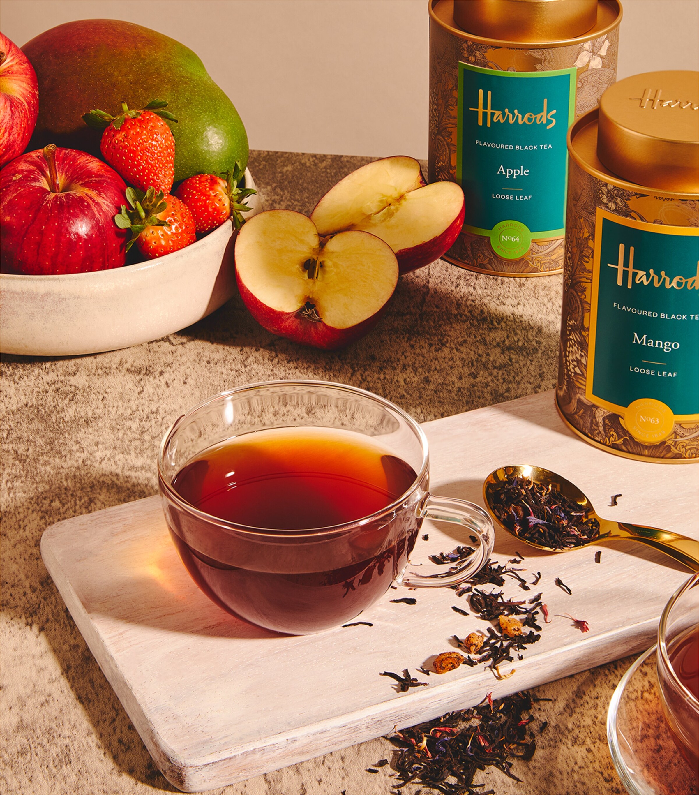 Harrods Flavoured Loose Leaf Tea Selection (3 x 125g) | Harrods US
