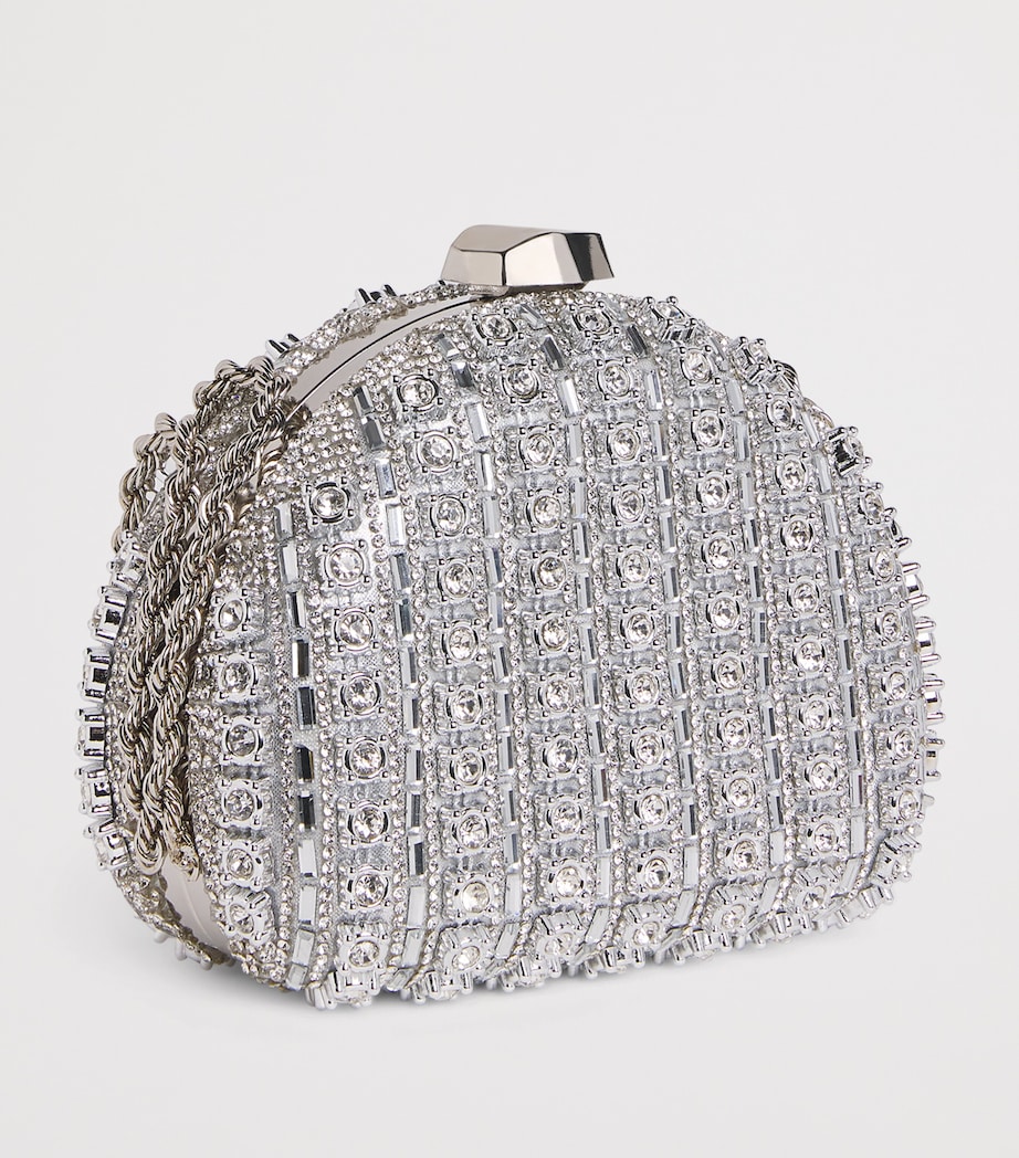 Diamanté-Embellished Handbag S-SILVER Image 2