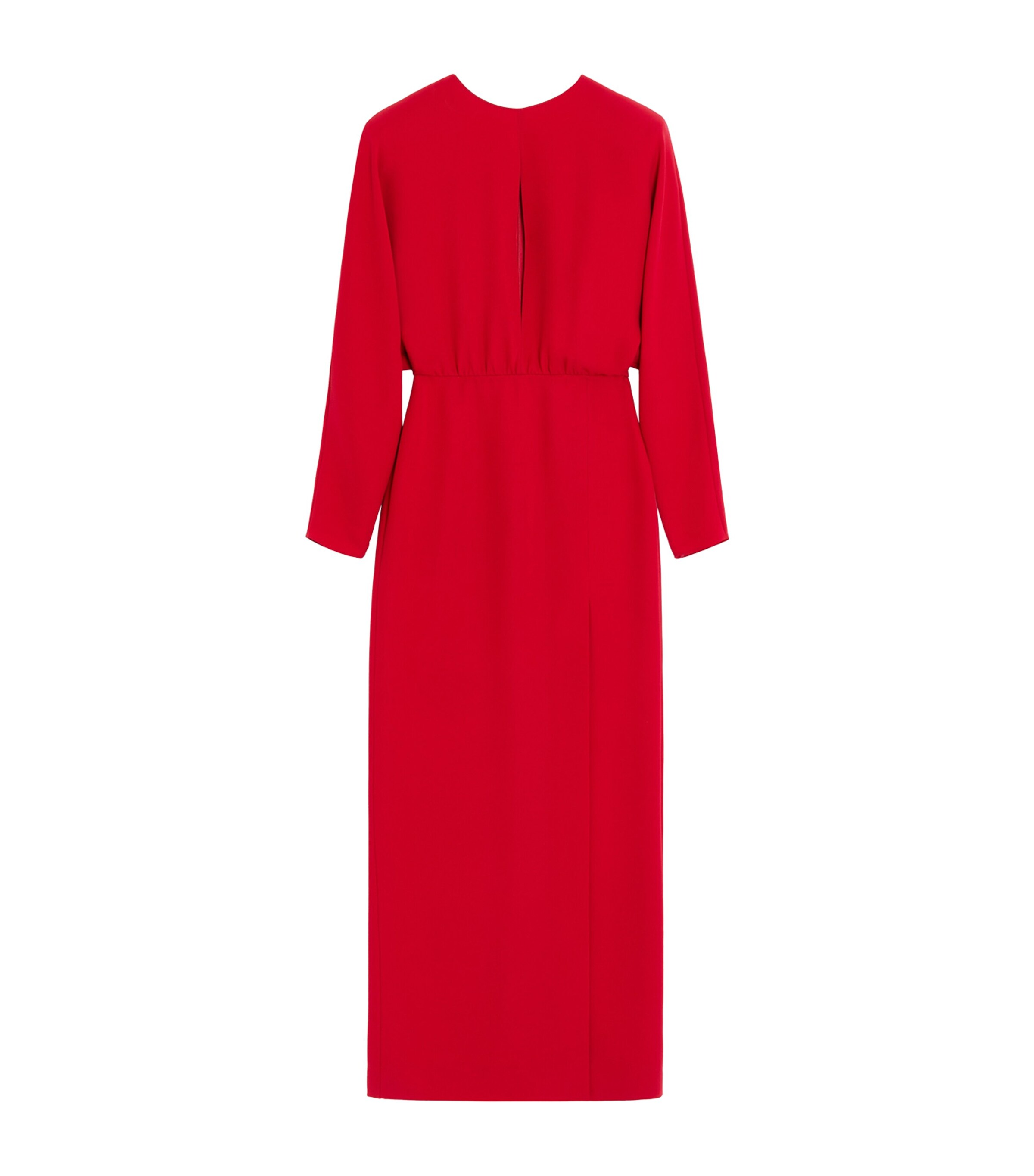 Valentino Womens Silk Slit Midi Dress Image 1