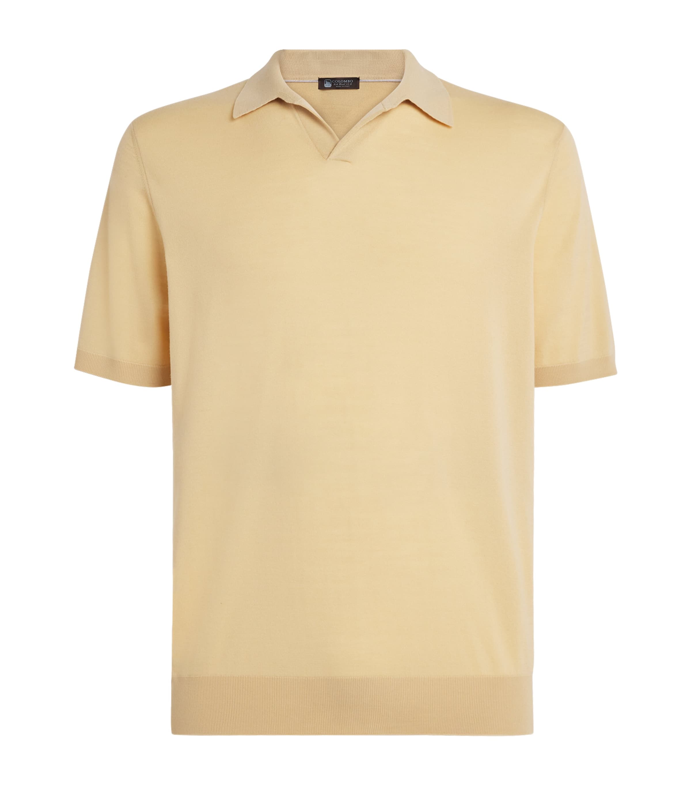 Kid Wool Polo Shirt 20131 LIGHT YELLOW Image 1