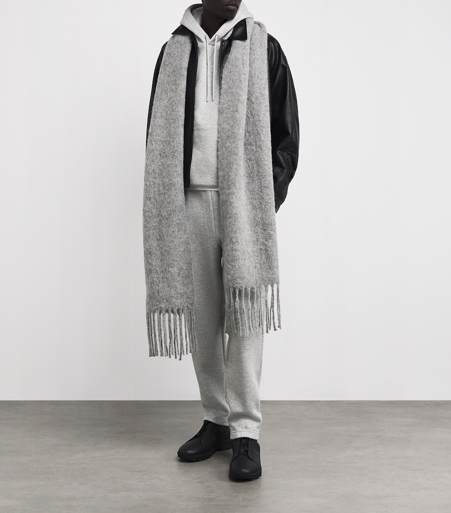 Cotton-Blend Krystian Hoodie LT GREY MX A Image 2