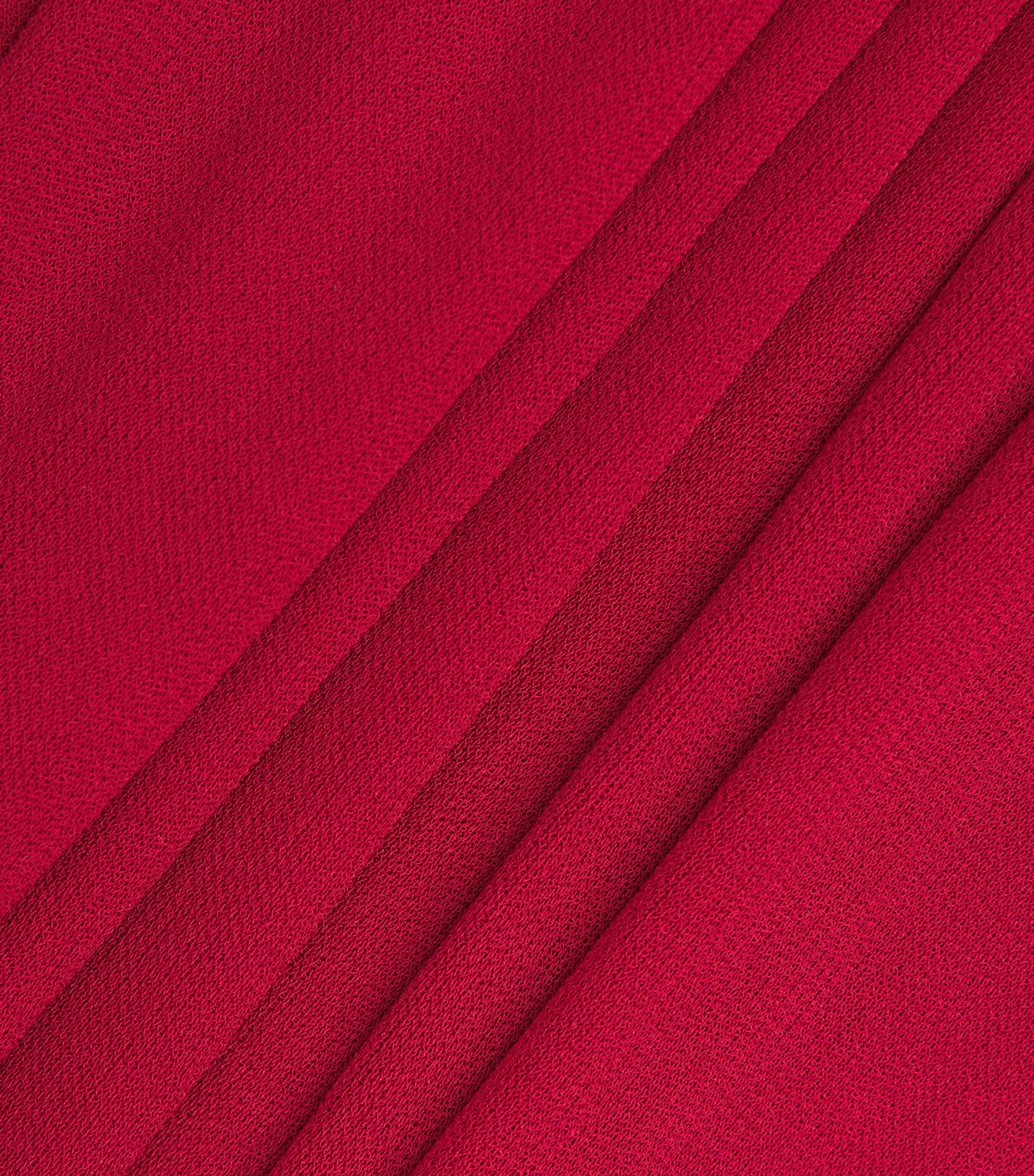 Tory Burch Womens Jersey Pleated Midi Dress Rouge Image 6