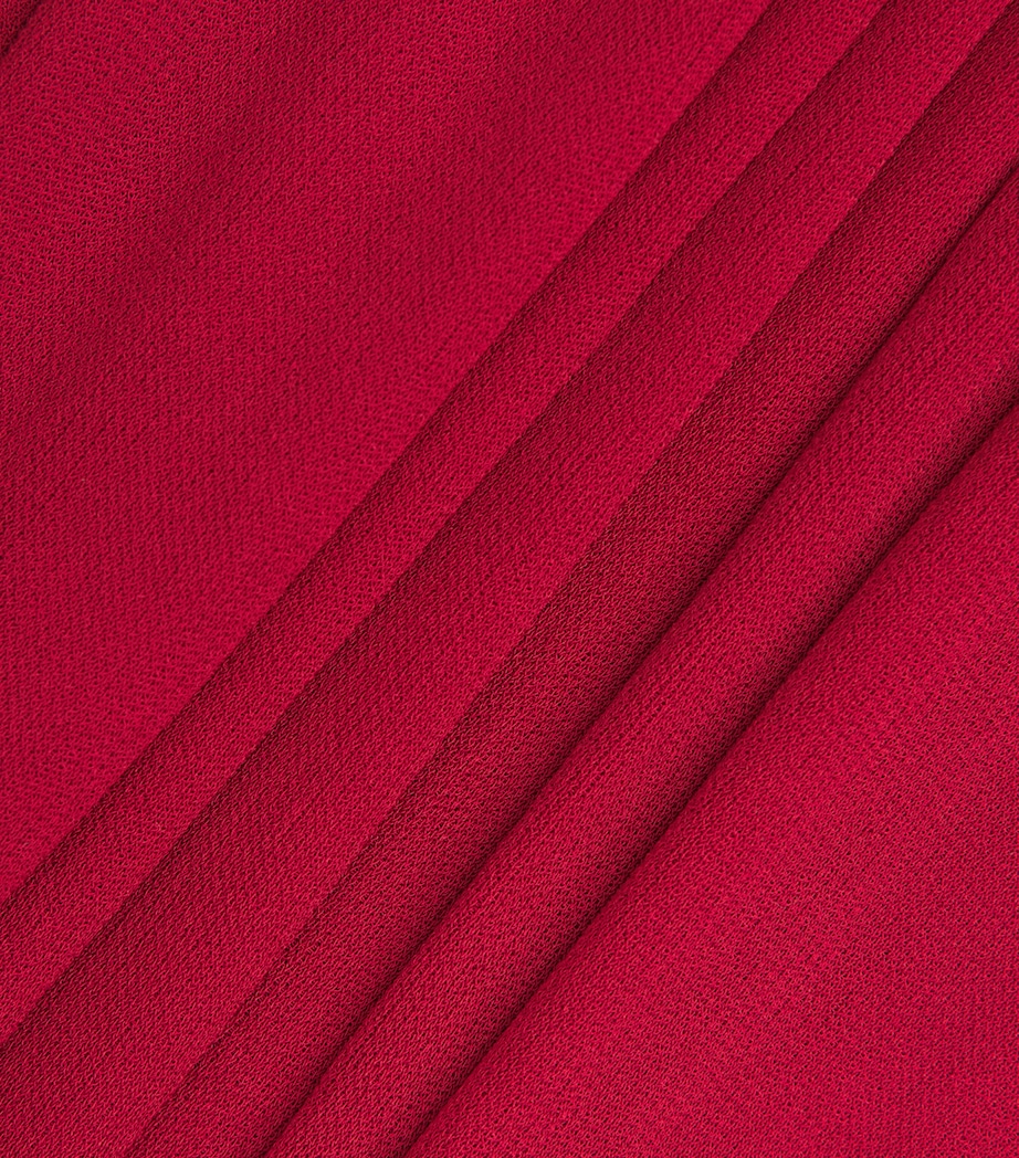 Tory Burch Womens Jersey Pleated Midi Dress Rouge Image 6