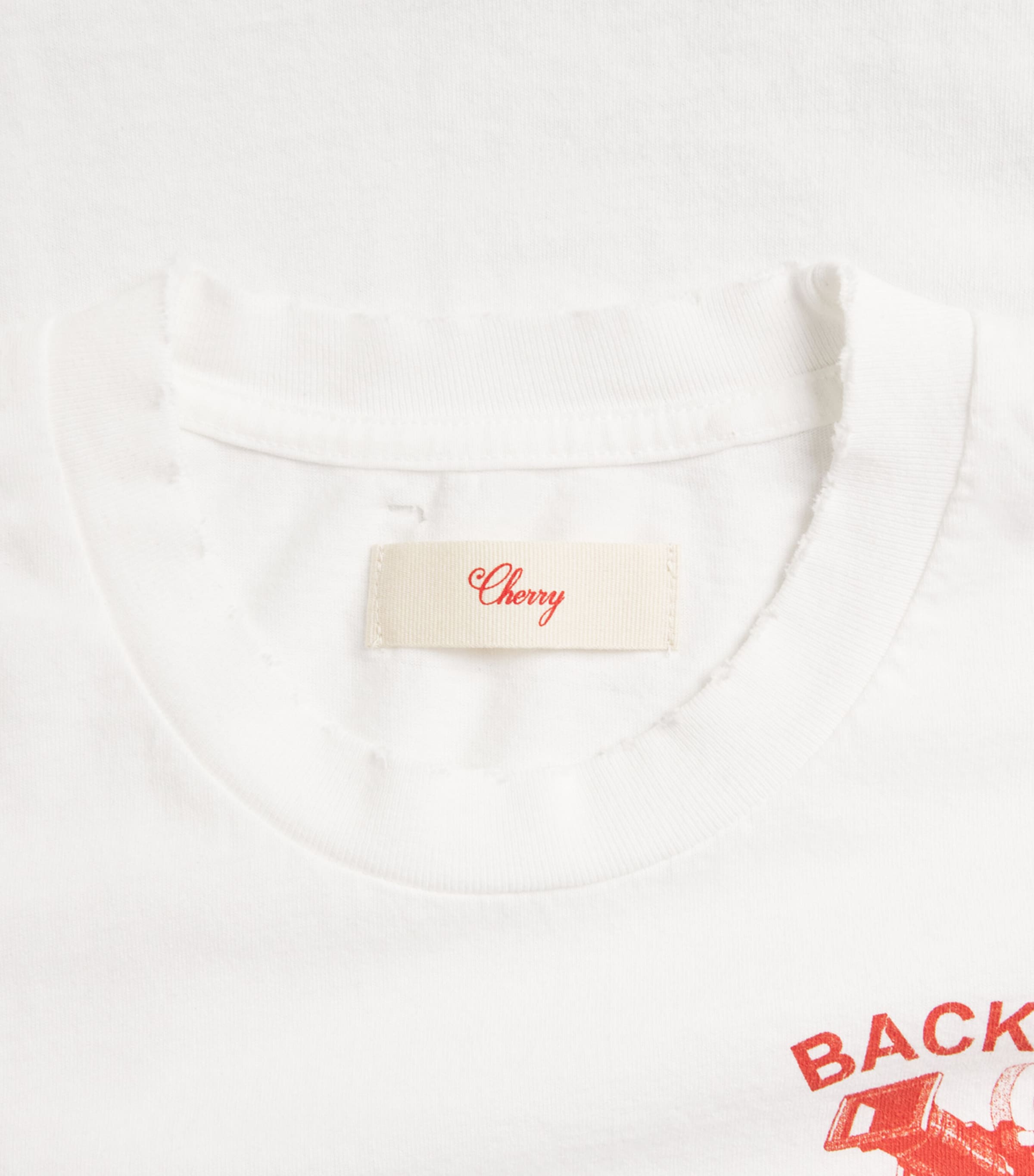 Cherry Los Angeles Mens Backlot T-Shirt Vintage White Image 6