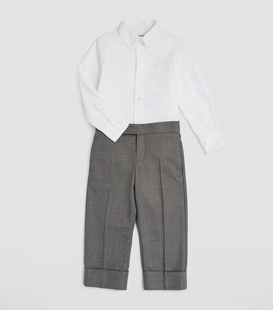Wool Tailored Trousers (2-12 Years) MED GREY Image 2