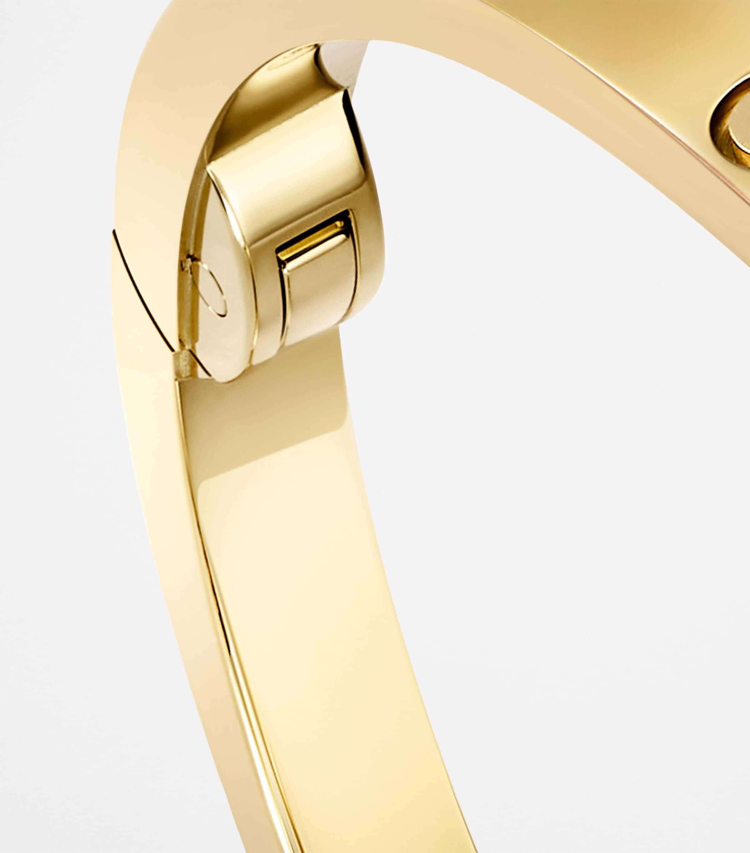 LOVE Small Yellow Gold 6-Diamond Bracelet YELLOW GOLD Image 3