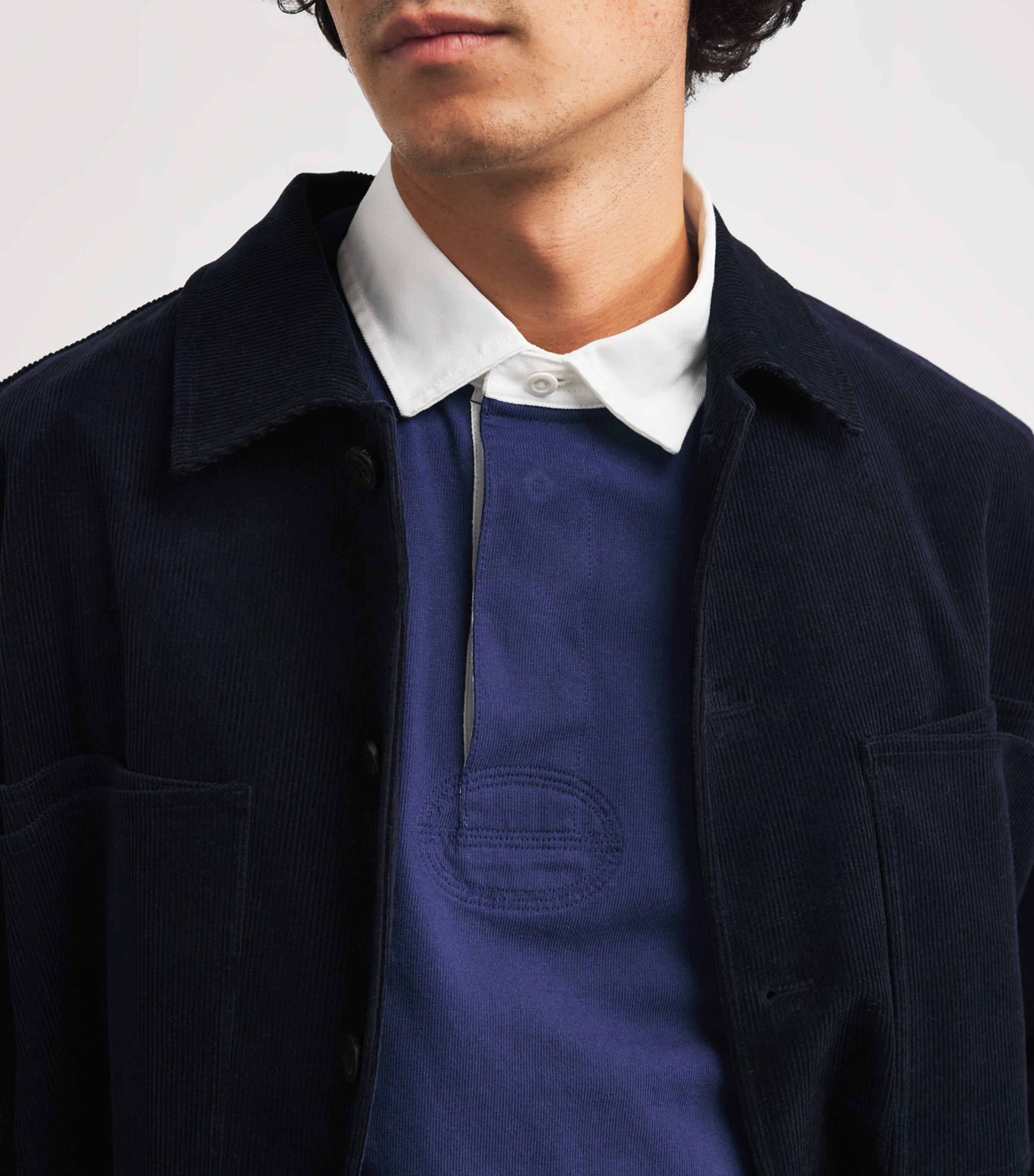 Polo Ralph Lauren Mens Cotton The Iconic Rugby Shirt Newport Navy Image 6