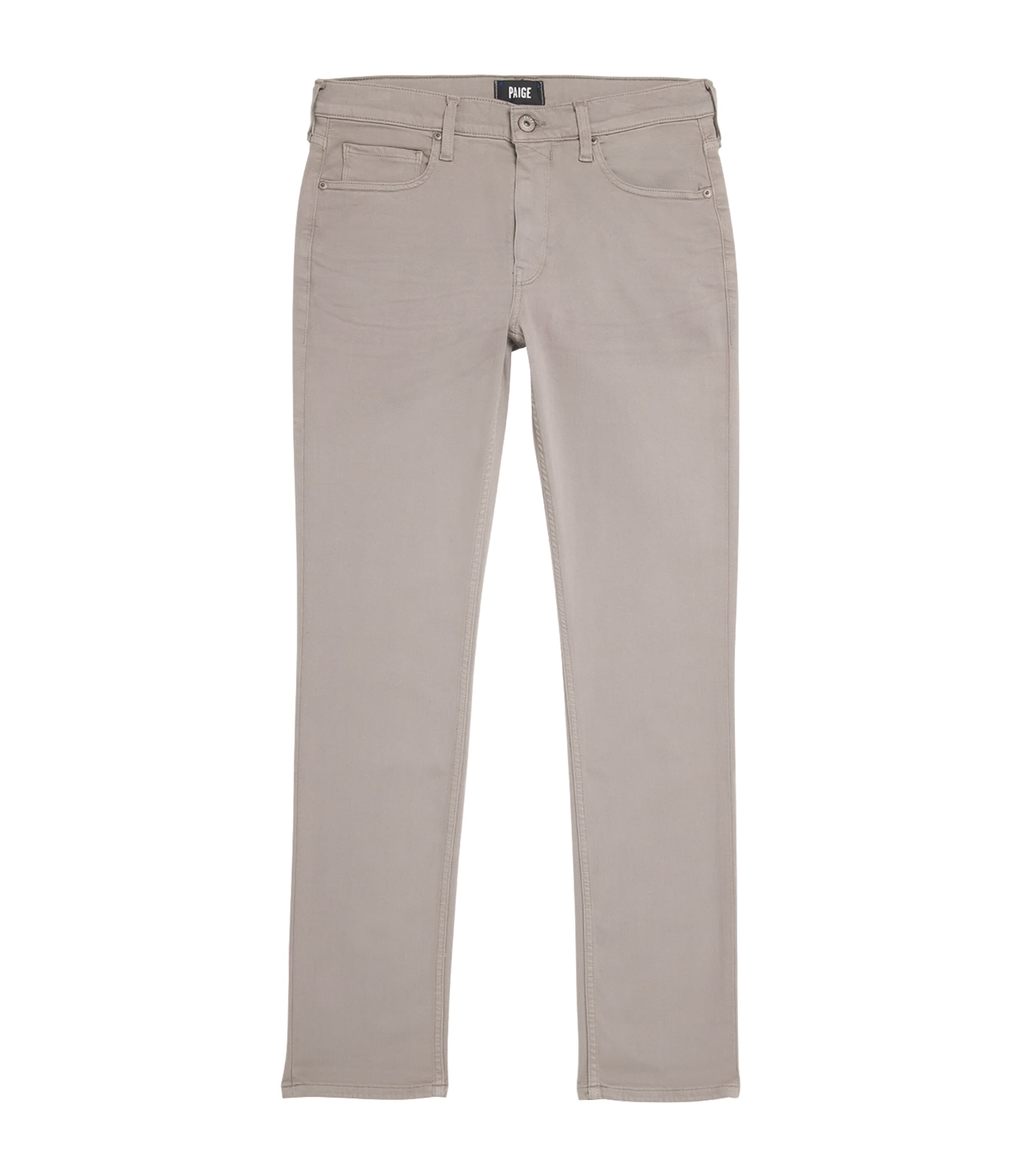 PAIGE Mens Lennox Slim Jeans Silver Pearl Image 1